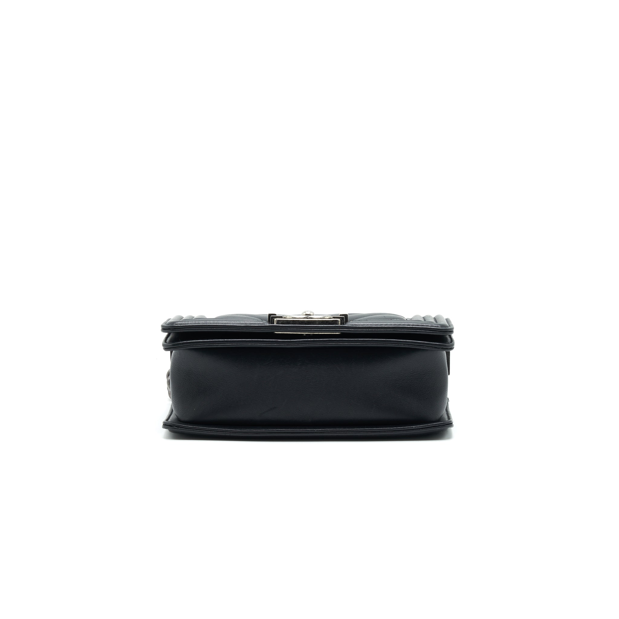 chanel-small-chevron-leboy-bag-calfskin-black-with-shw