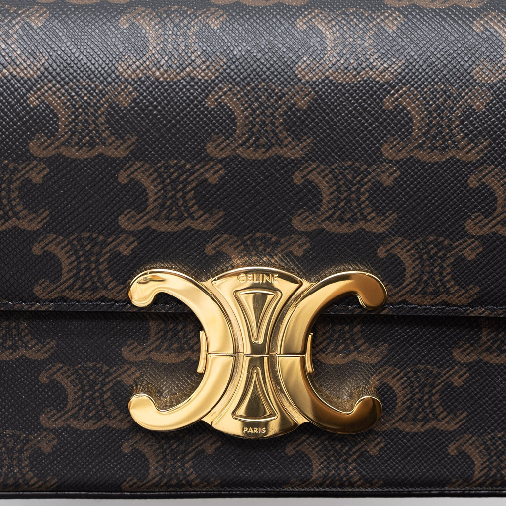 celine-triomphe-shoulder-bag-calfskin-triomphe-canvas-brown-multicolour-ghw