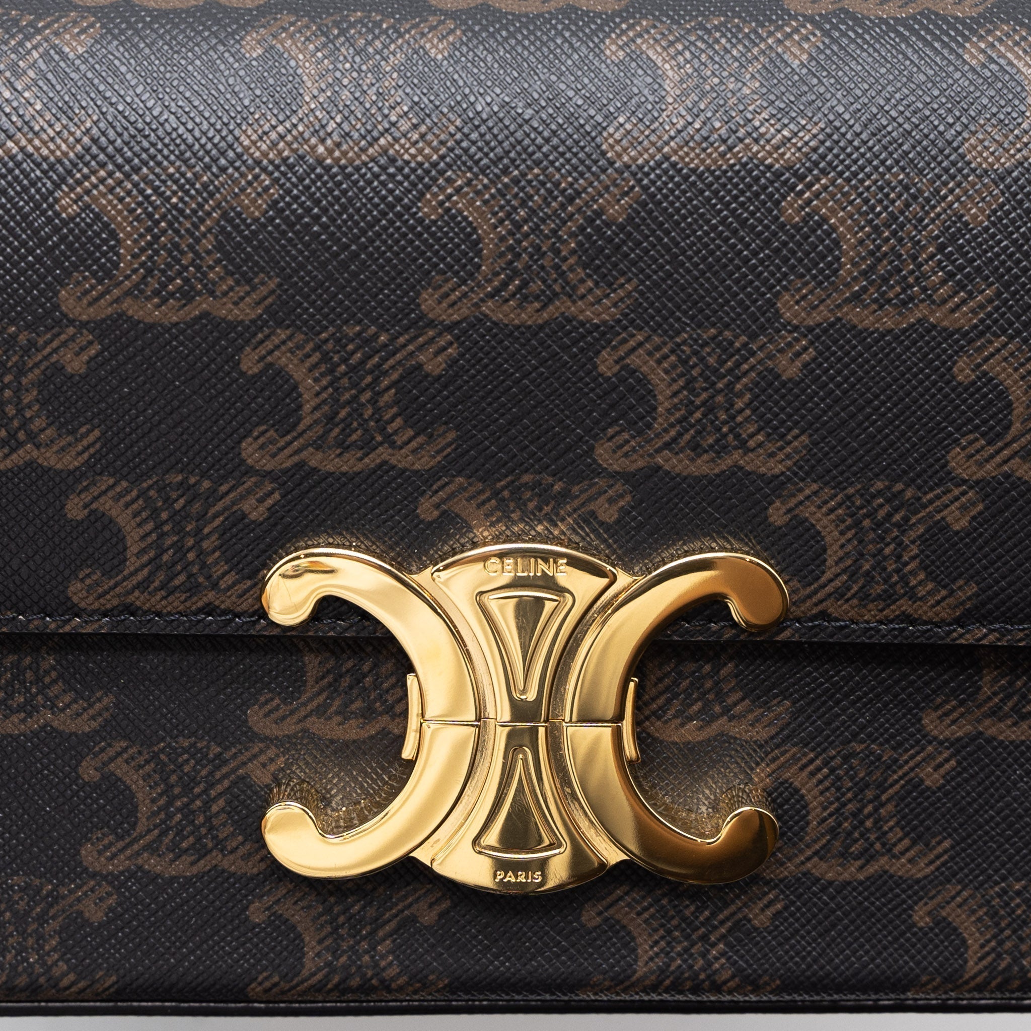 celine-triomphe-shoulder-bag-calfskin-triomphe-canvas-brown-multicolour-ghw