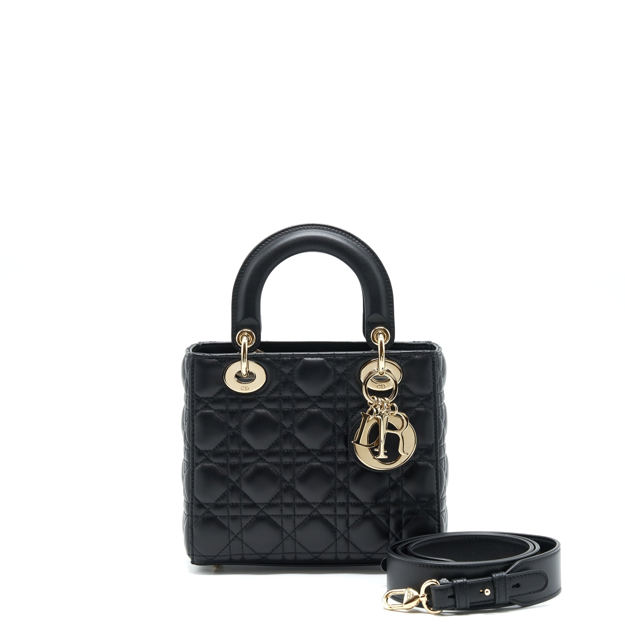 dior-small-lady-dior-lambskin-black-ghw