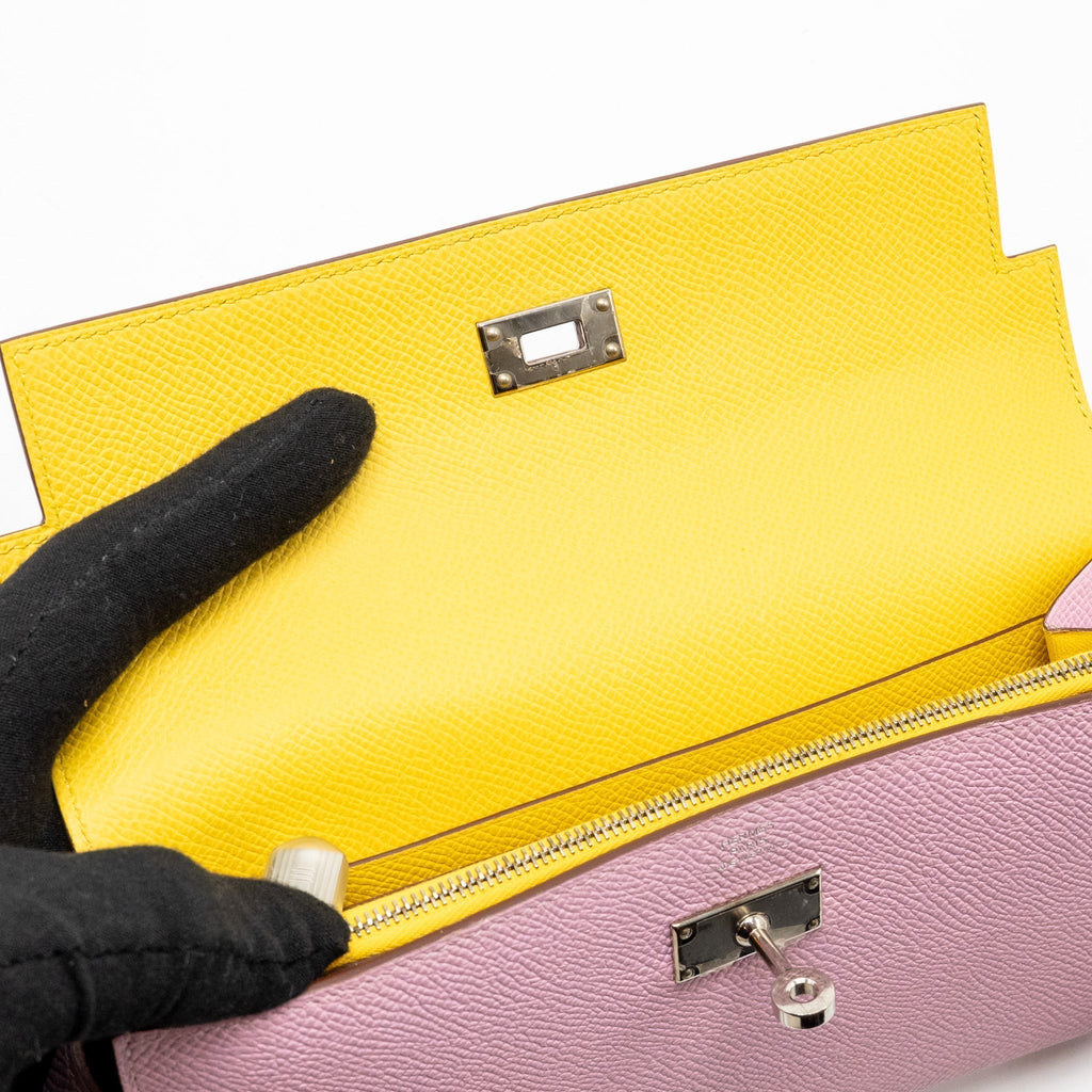 hermes-kelly-long-wallet-epsom-mauve-sylvestre-jaune-citron-shw-stamp-d