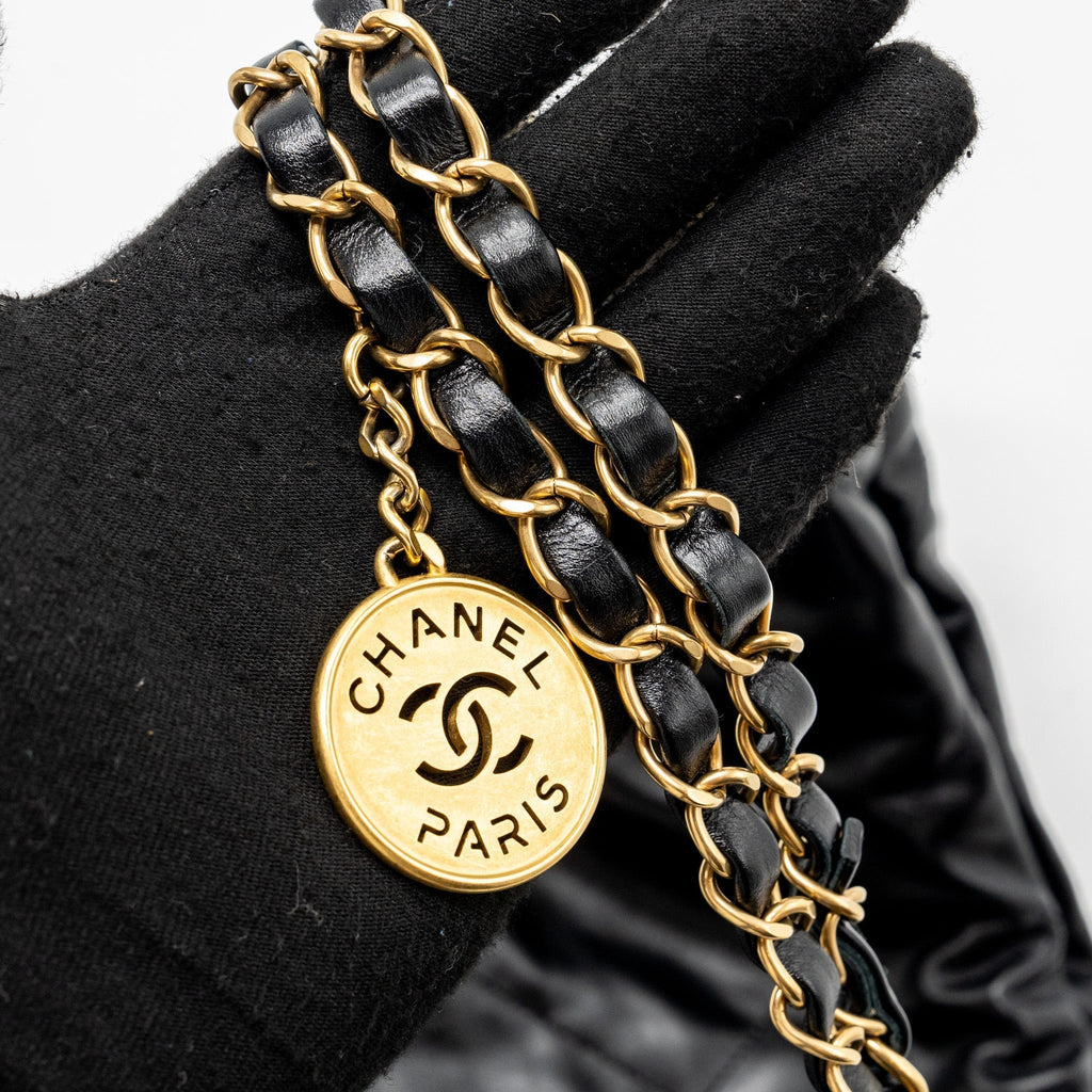 chanel-small-22-bag-gold-letter-shiny-calfskin-black-ghwmicrochip