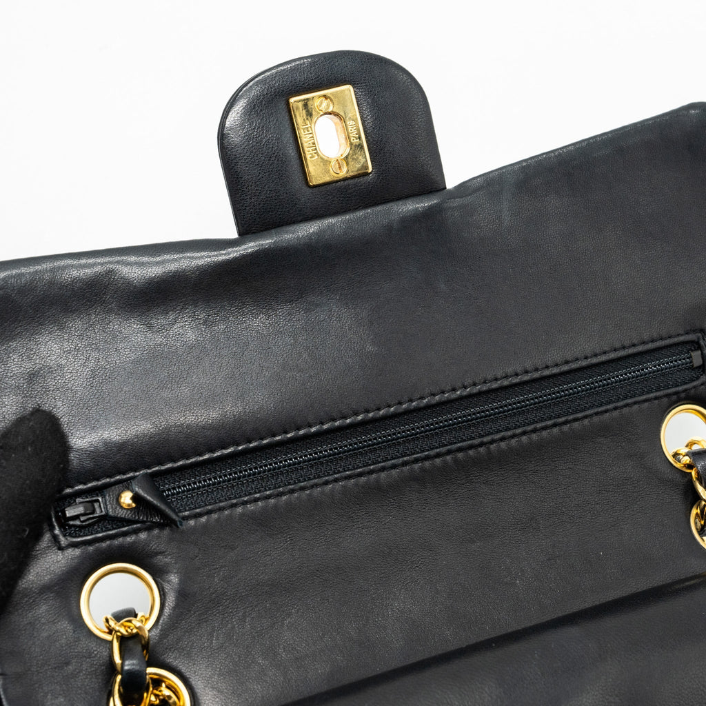 chanel-vintage-small-classic-double-flap-bag-lambskin-black-ghw