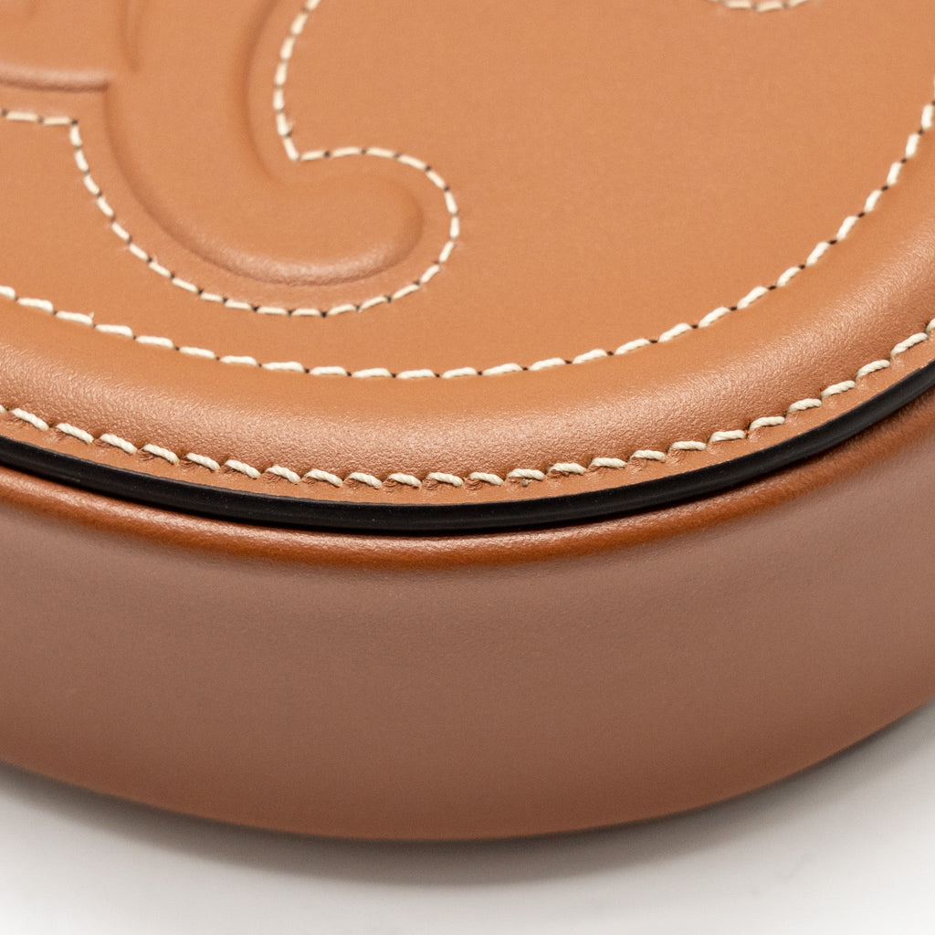celine-crossbody-oval-purse-cuirass-triomphe-smooth-calfskin-tan-ghw-2