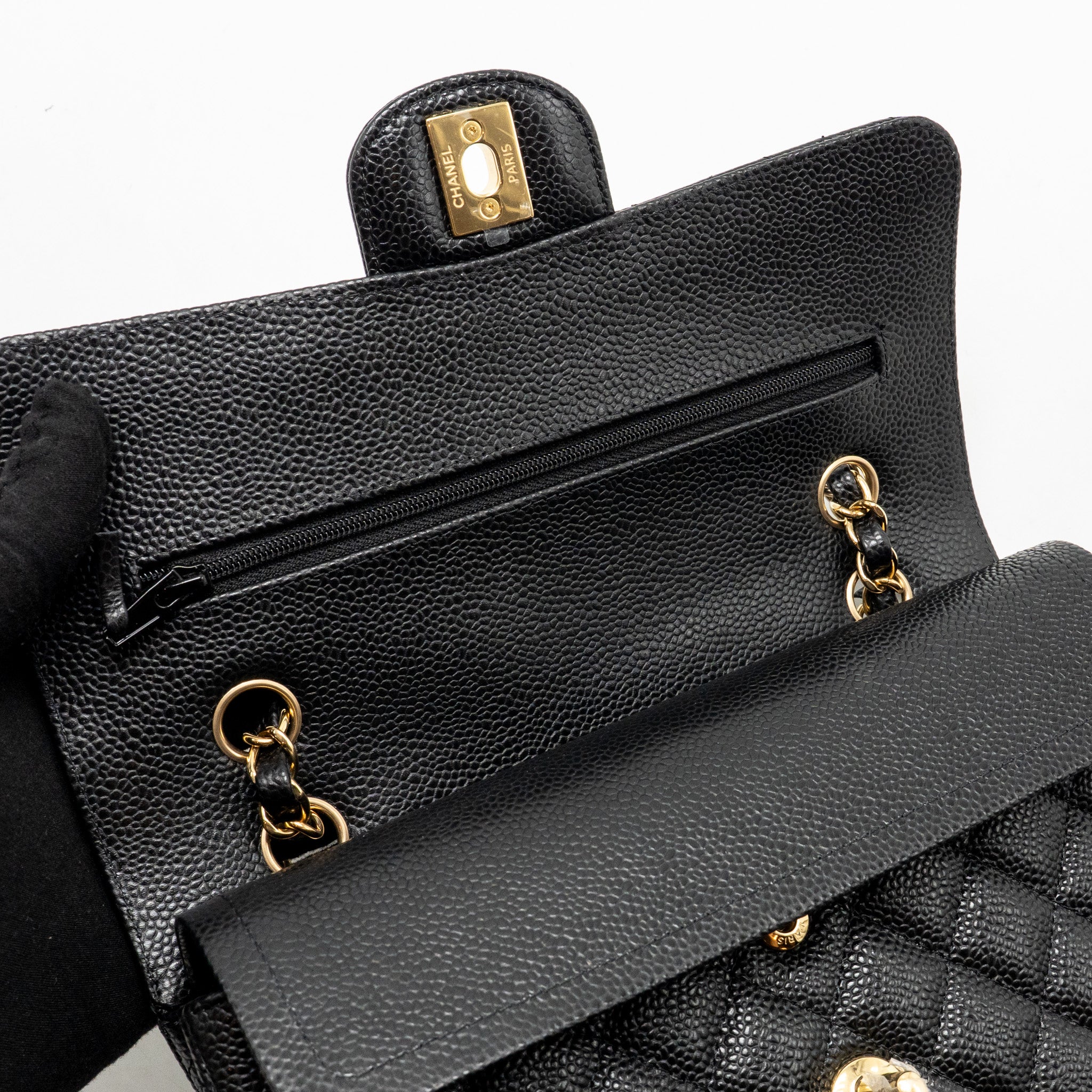 chanel-small-classic-double-flap-bag-caviar-black-ghw-microchip-12