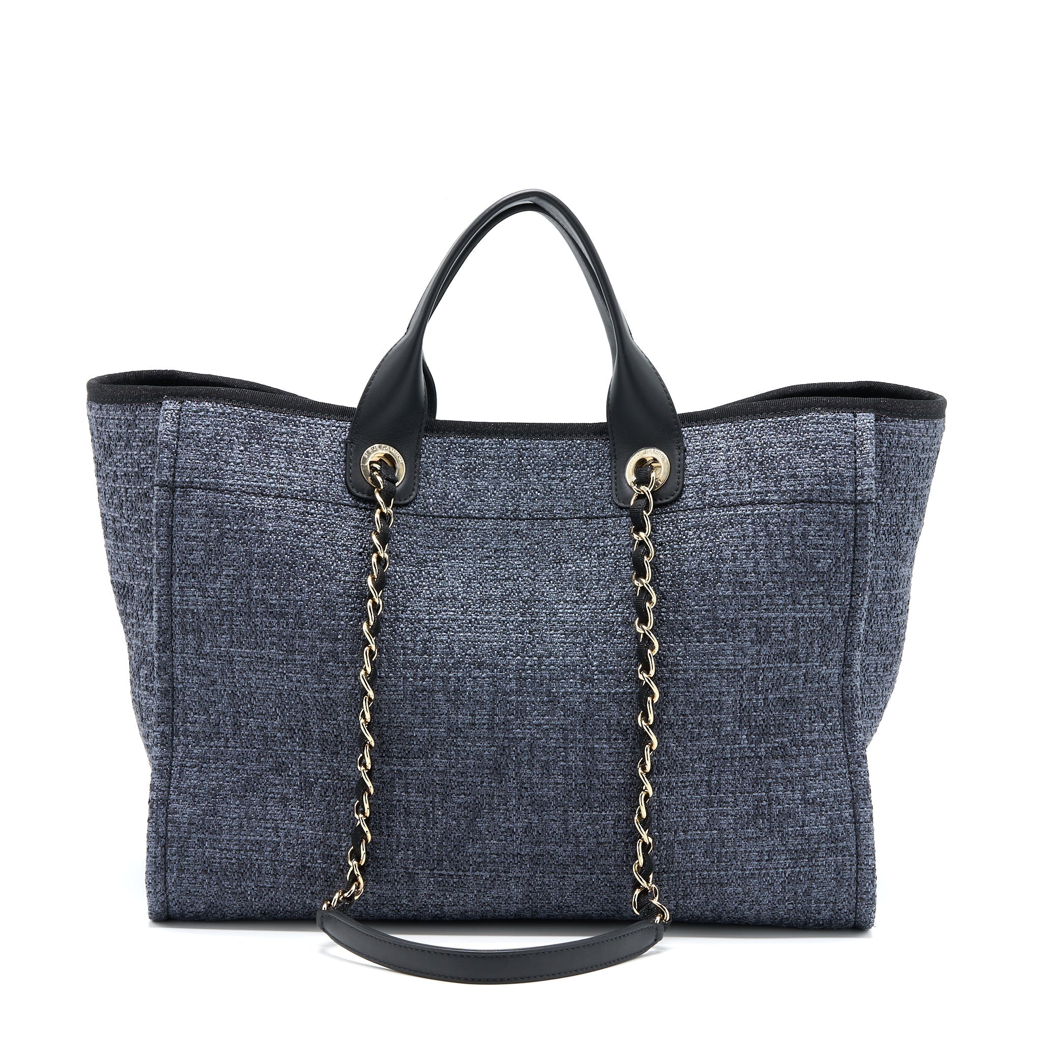 chanel-deauville-tote-bag-tweed-dark-grey-black-ghw-microchip