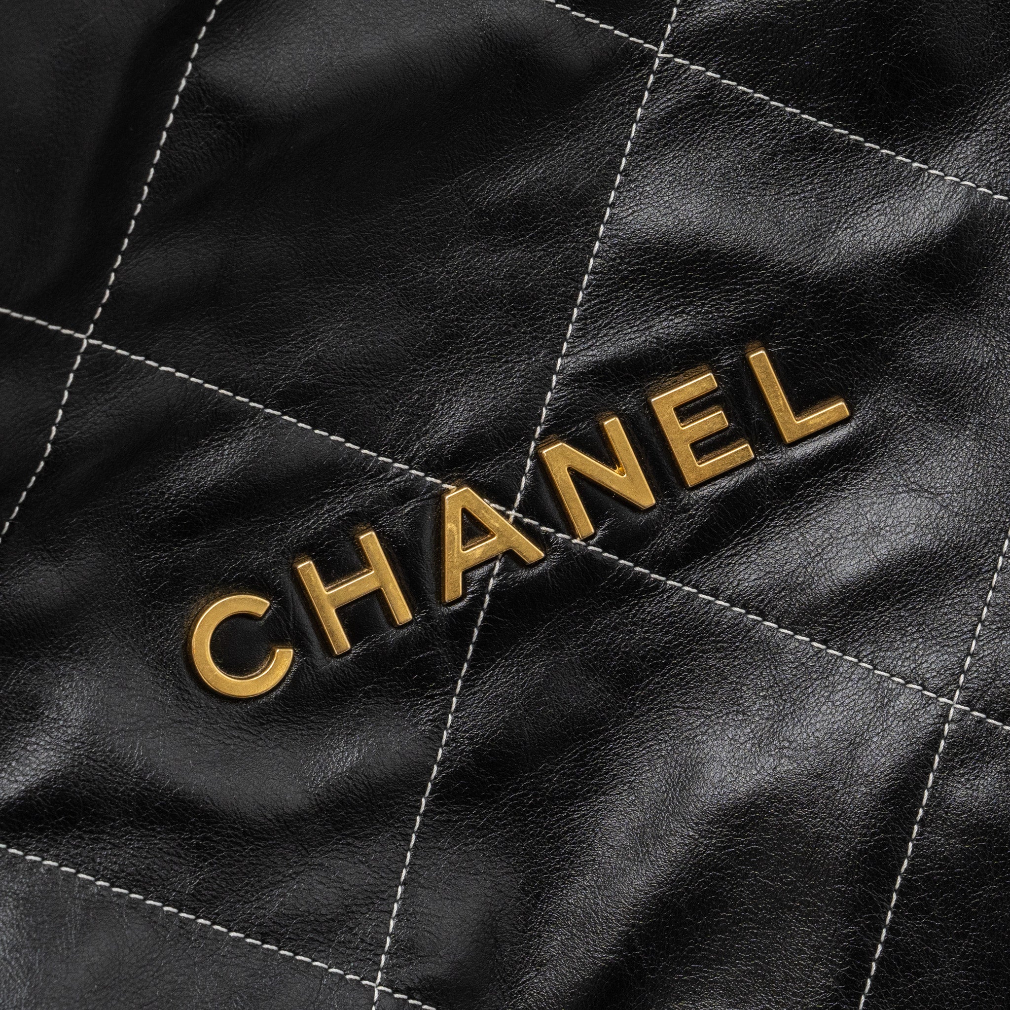 chanel-small-22-bag-calfskin-with-white-sticking-black-ghw-microchip
