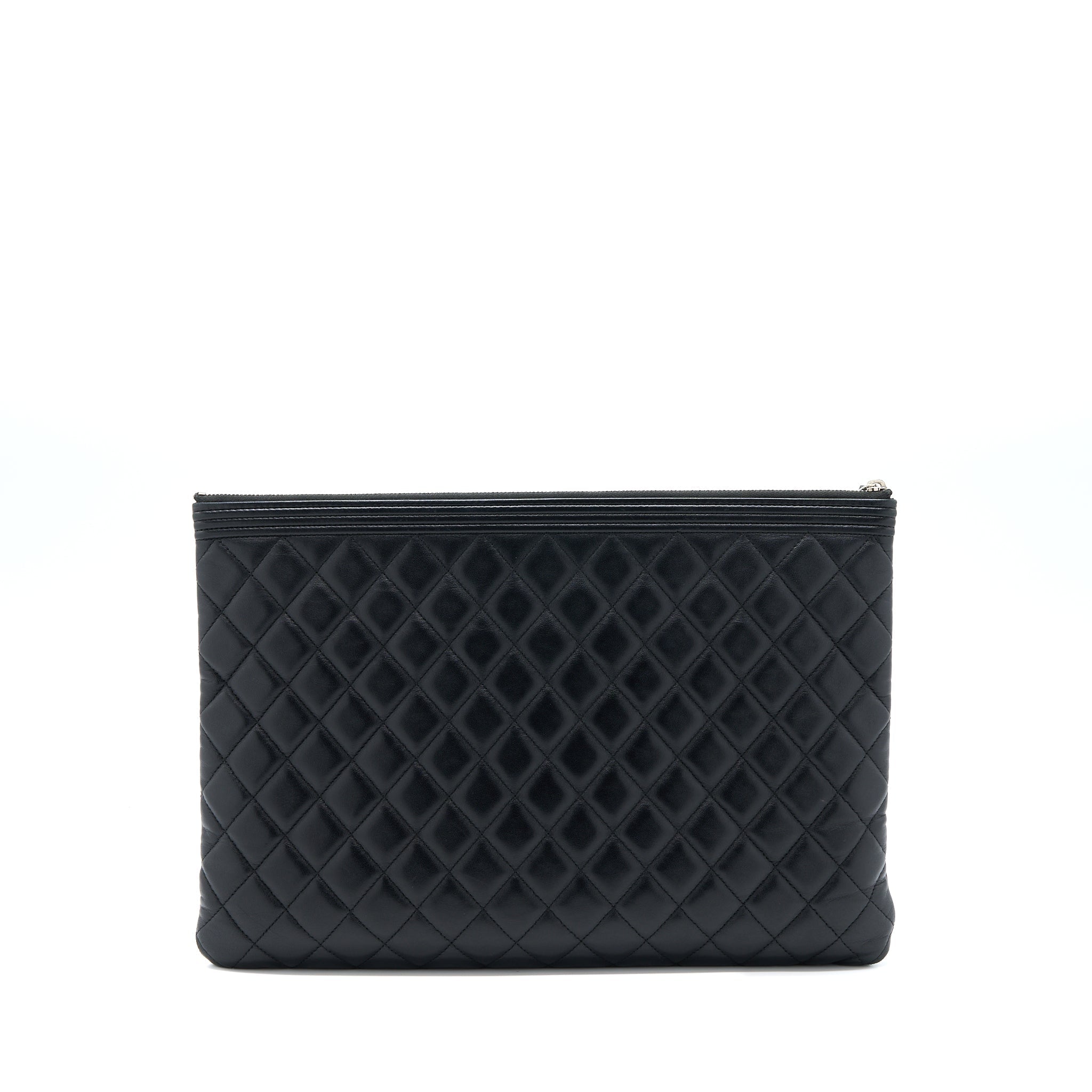 chanel-boy-clutch-lambskin-black-shw