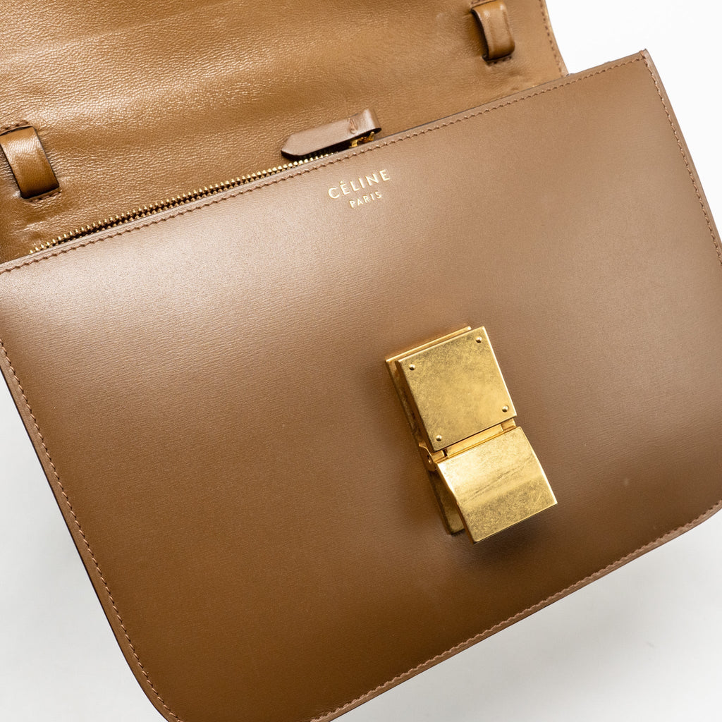 celine-medium-classic-box-bag-calfskin-camel-ghw-2