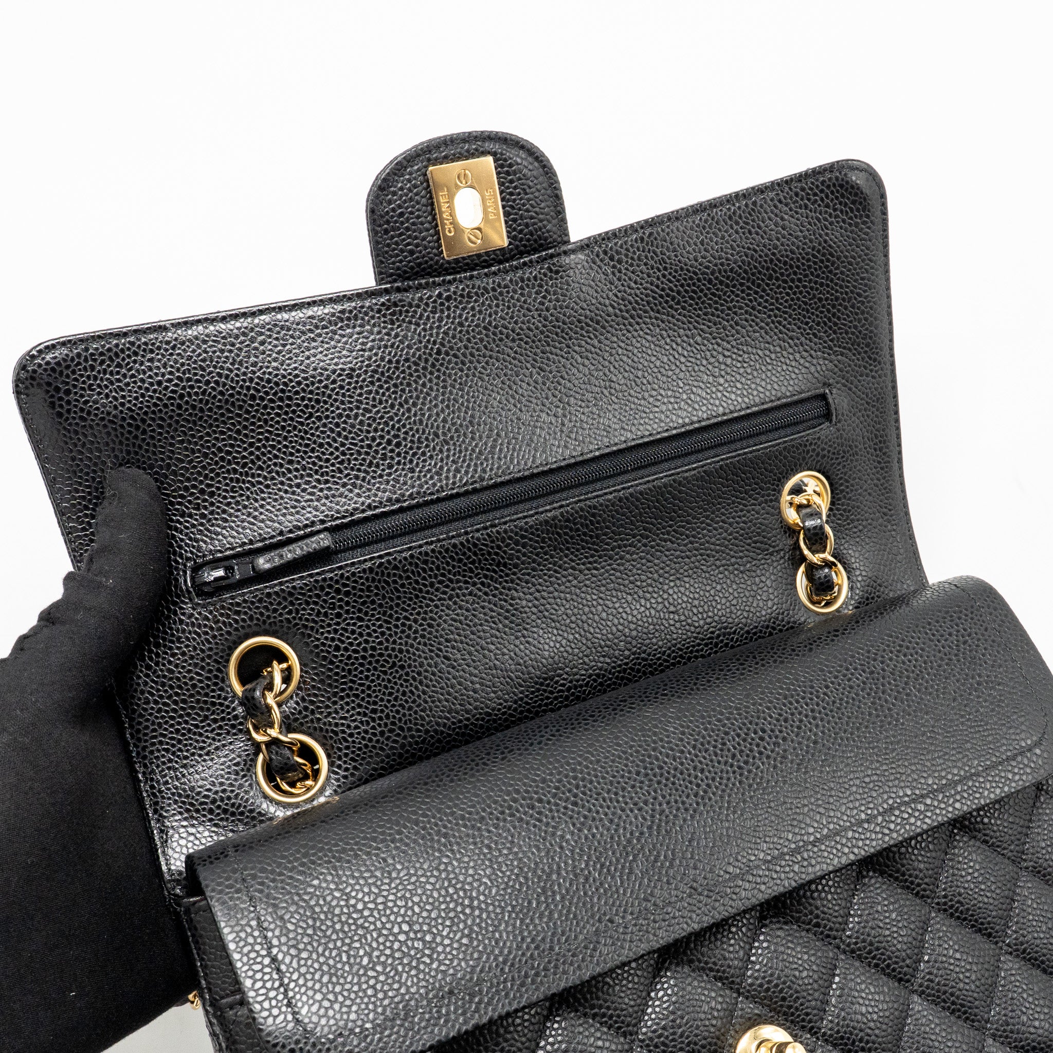 chanel-medium-classic-double-flap-bag-caviar-black-ghw-copy-3