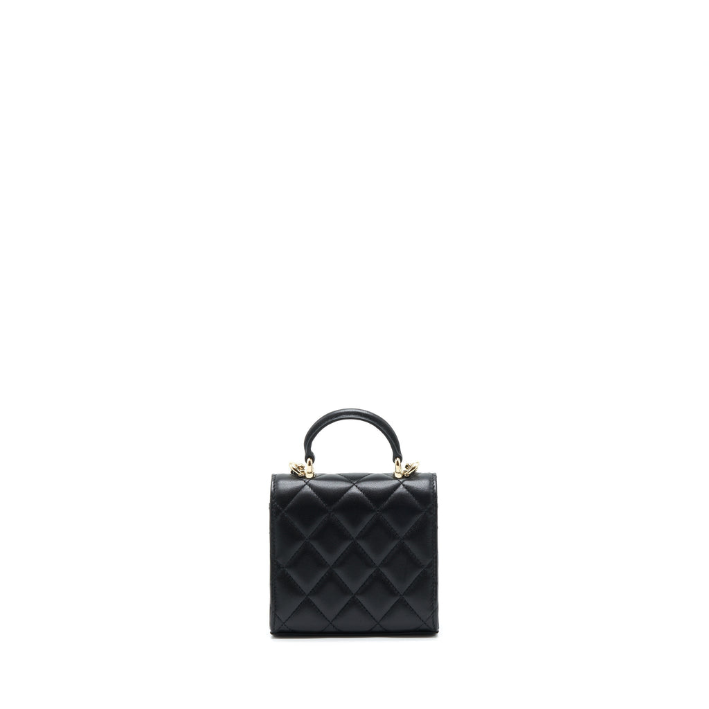 chanel-22p-top-handle-mini-flap-bag-with-chain-lambskin-black-lghw-2