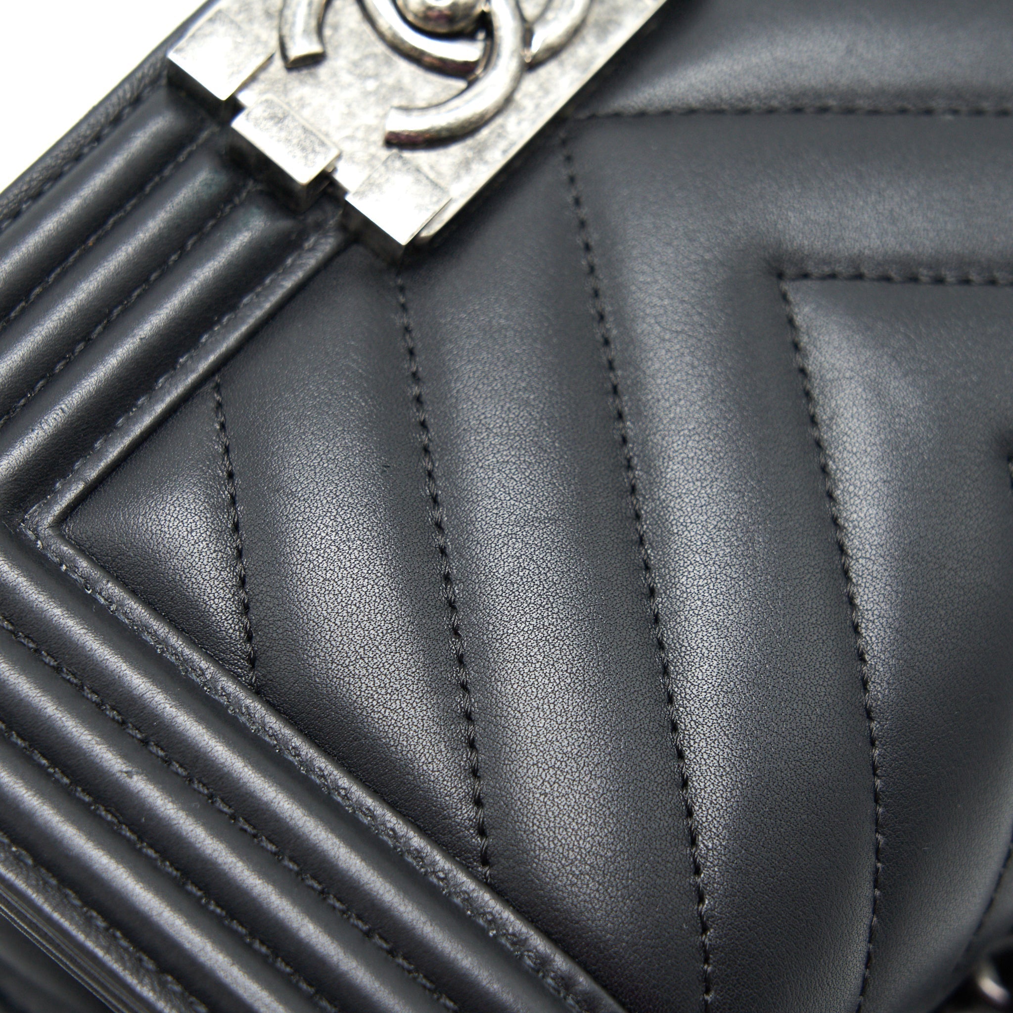 chanel-small-chevron-leboy-bag-calfskin-black-with-shw