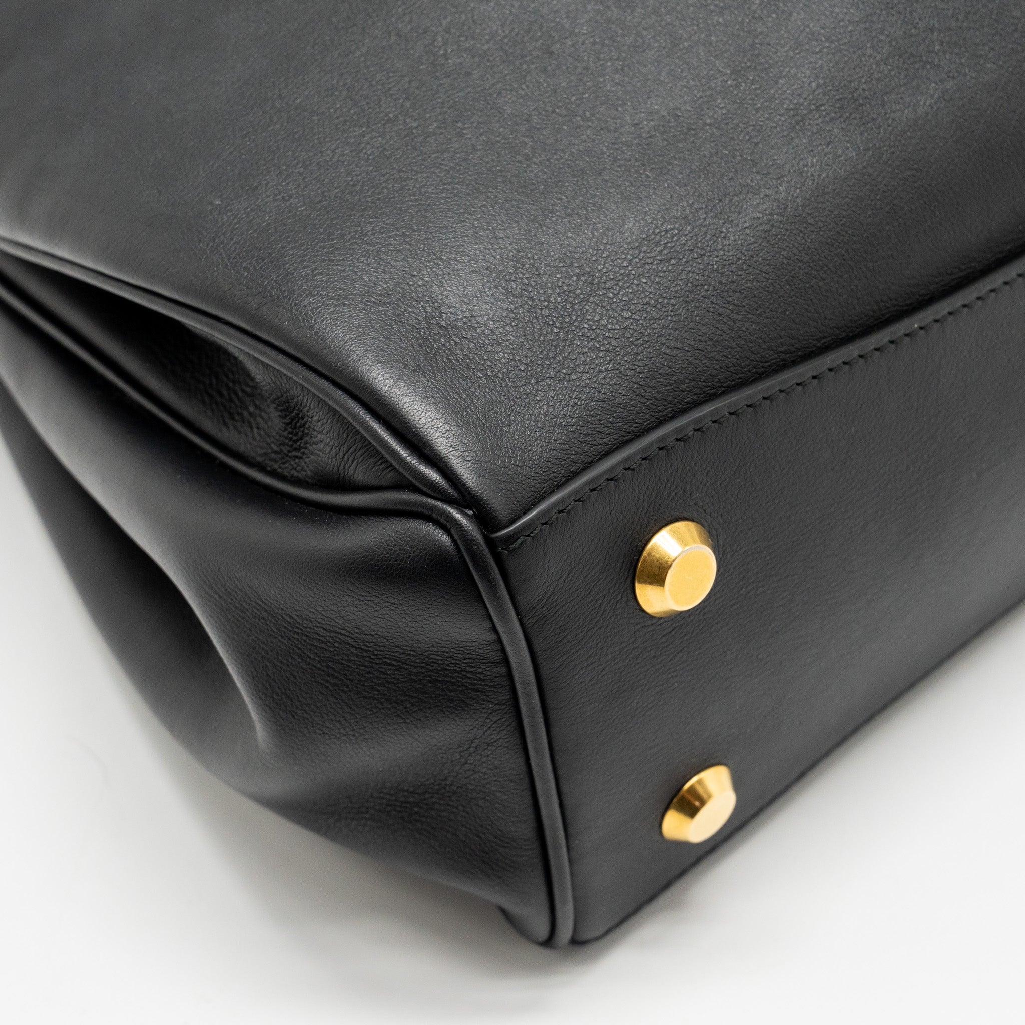 balenciaga-medium-rodeo-handbag-smooth-calfskin-black-ghw-copy