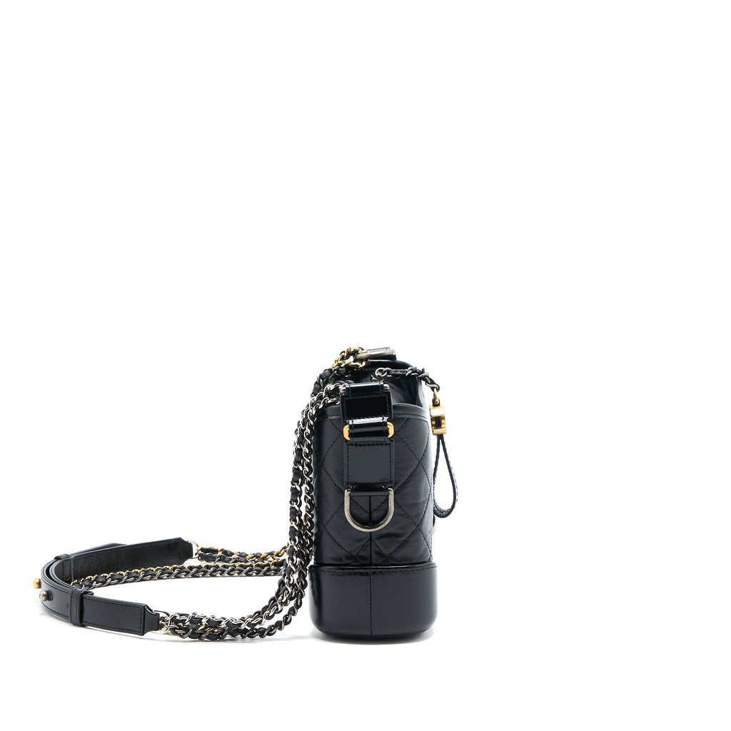 chanel-small-gabrielle-bag-aged-calfskin-black-multicolour-hardware-microchip