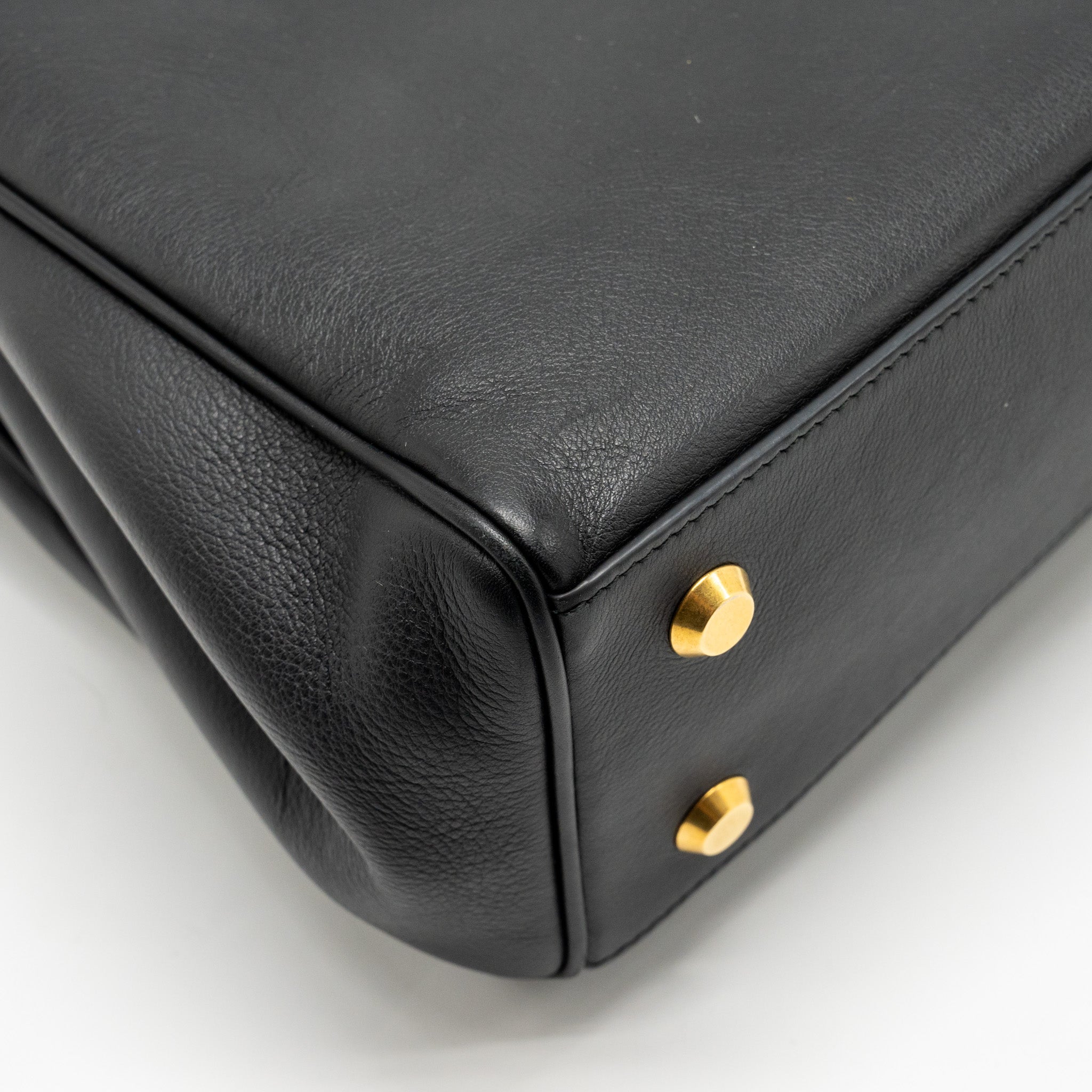 balenciaga-medium-rodeo-handbag-smooth-calfskin-black-ghw-copy