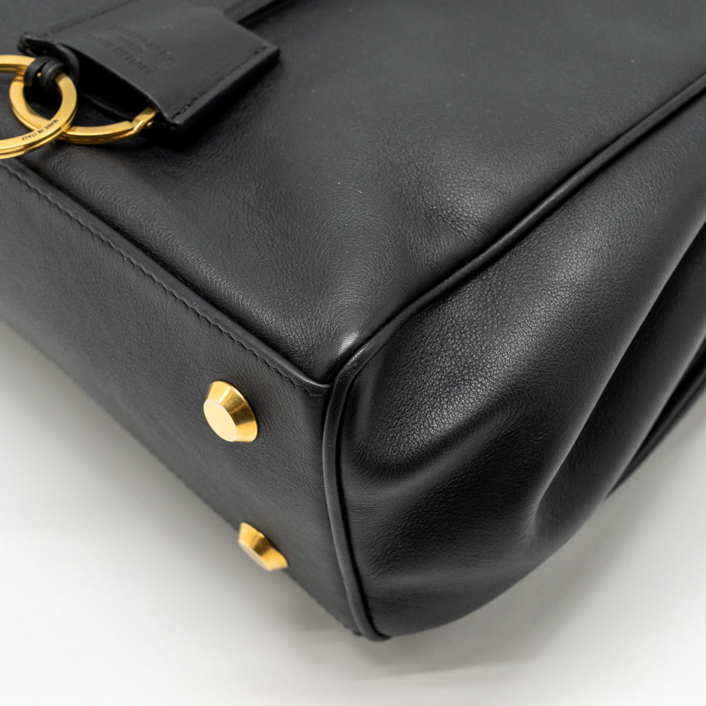 balenciaga-medium-rodeo-handbag-smooth-calfskin-black-ghw-copy