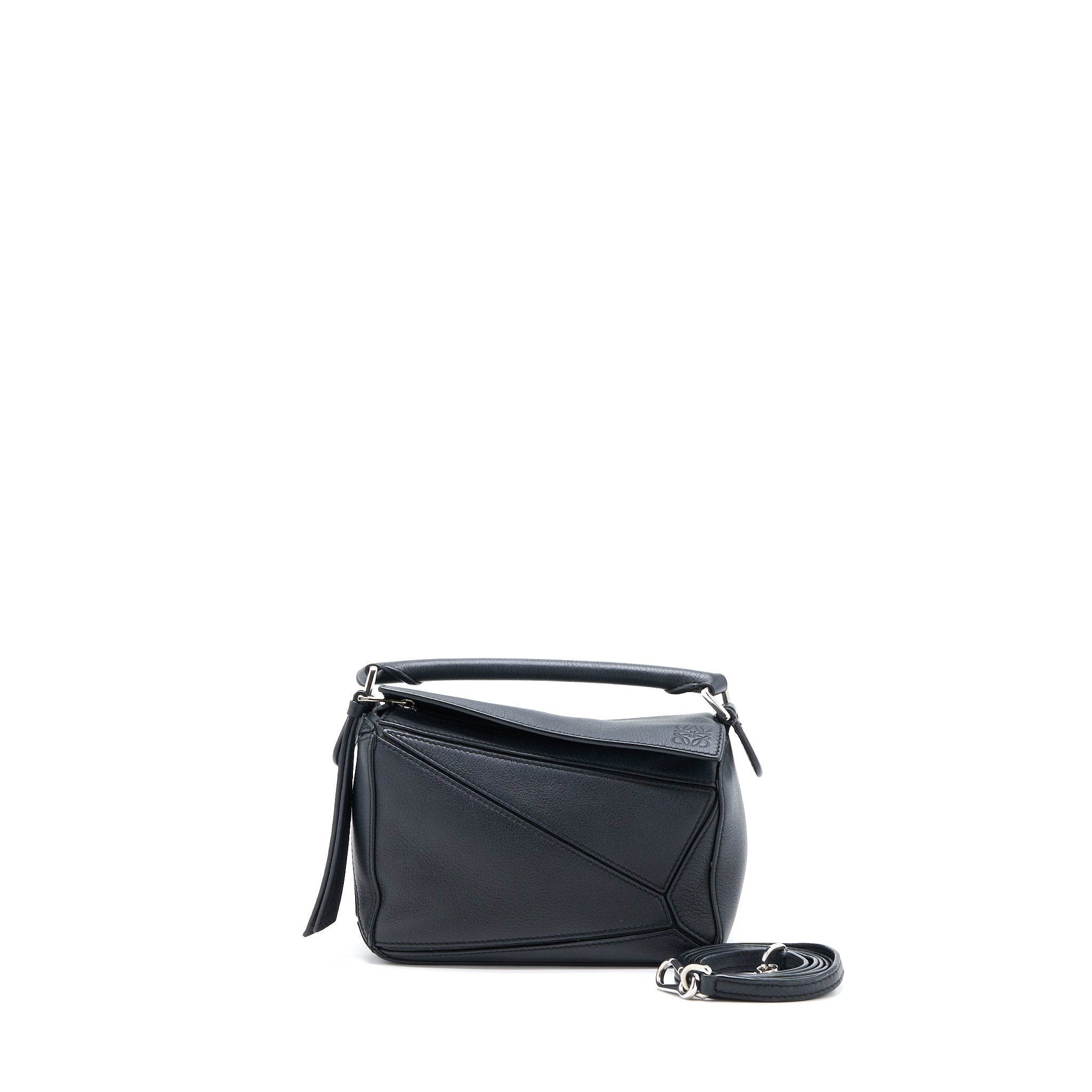 loewe-mini-puzzle-calfskin-black-shw