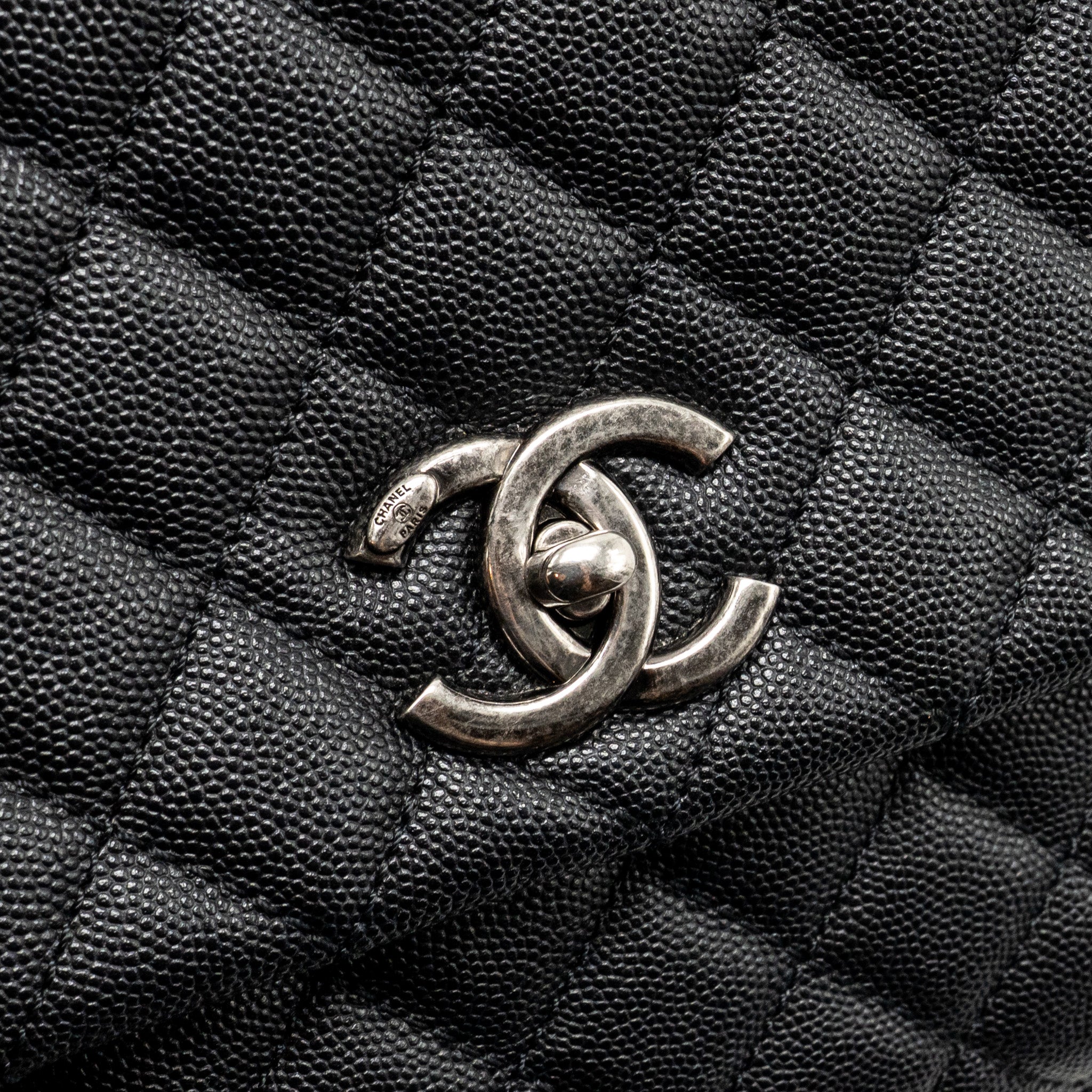 chanel-small-coco-handle-flap-bag-lizard-embossed-handle-caviar-black-ruthenium-hardware