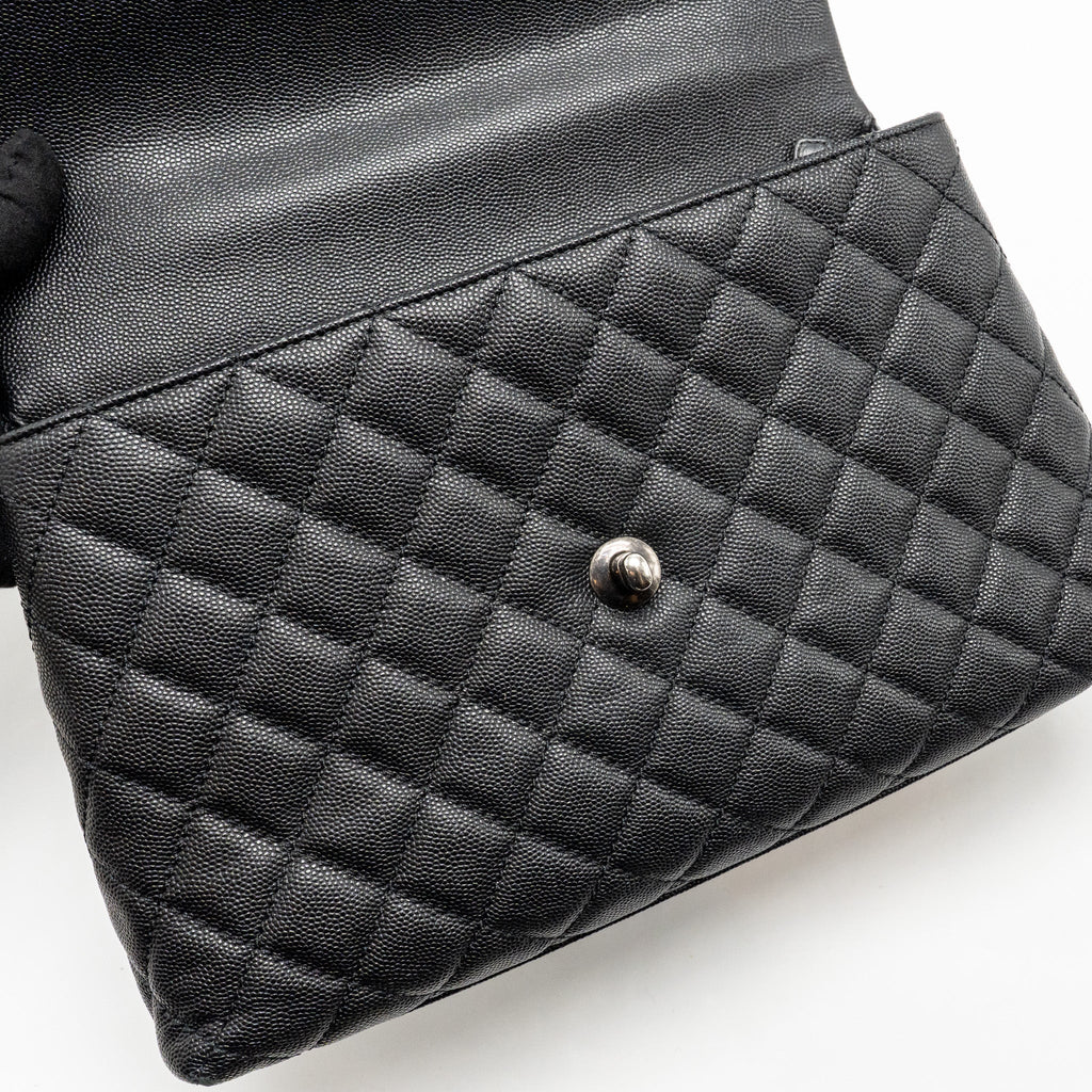 chanel-small-coco-handle-flap-bag-lizard-embossed-handle-caviar-black-ruthenium-hardware