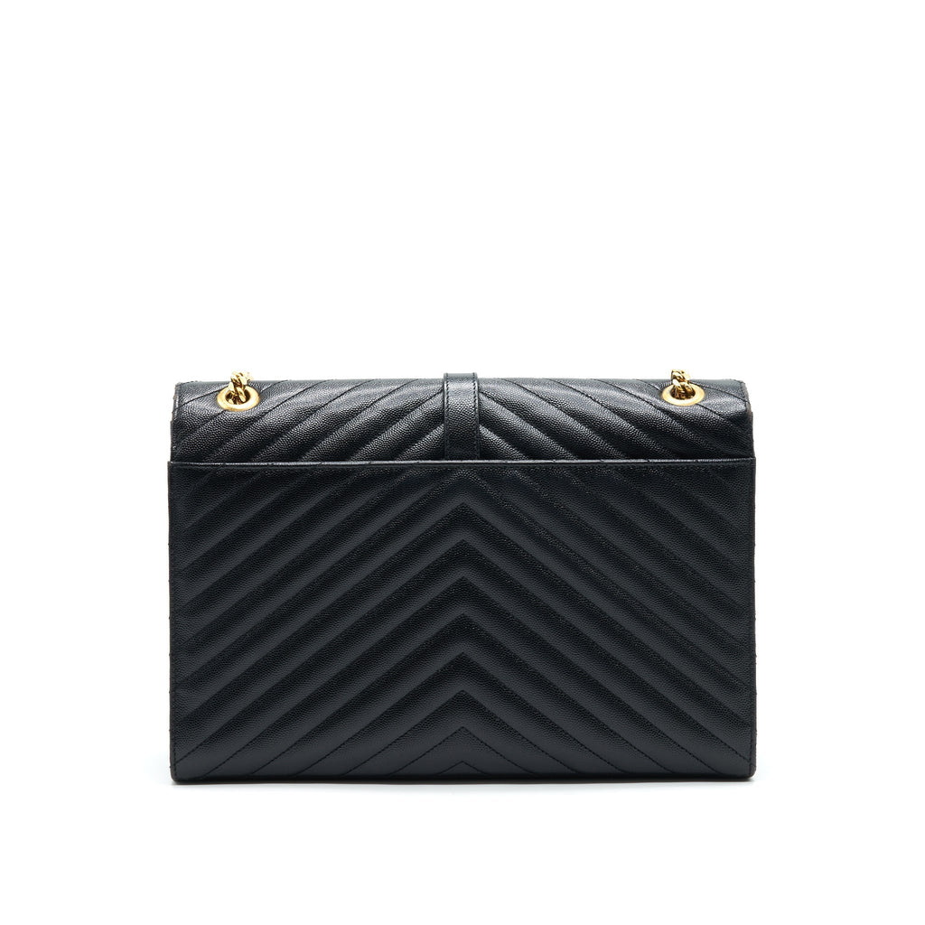saint-laurent-ysl-large-envelope-chain-flap-bag-in-black-grain-de-poudre