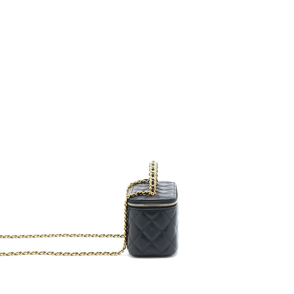 chanel-top-twist-chain-handle-long-vanity-with-chain-lambskin-black-brushed-ghw-microchip