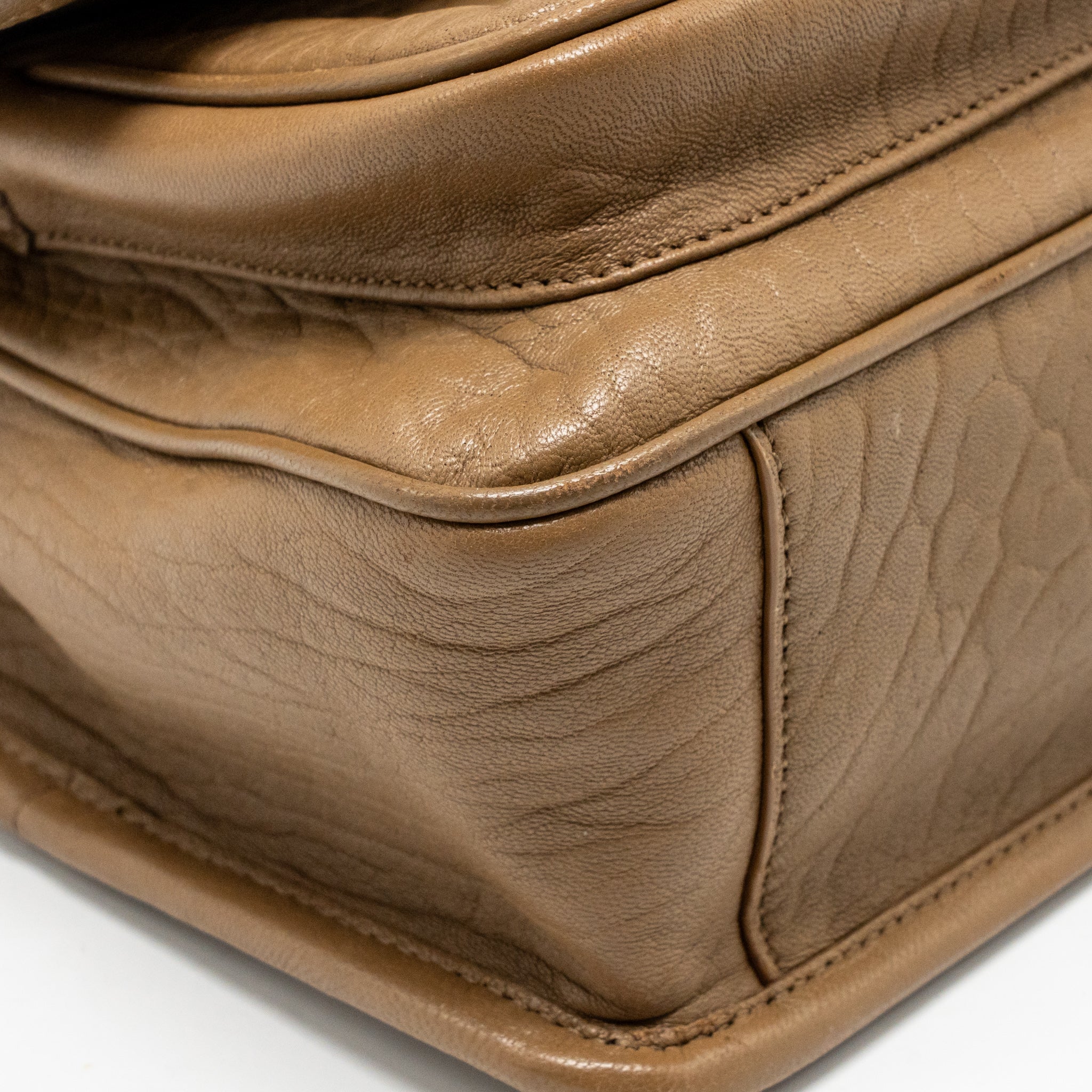 saint-laurent-ysl-niki-baby-grained-lambskin-dark-cork-ghw