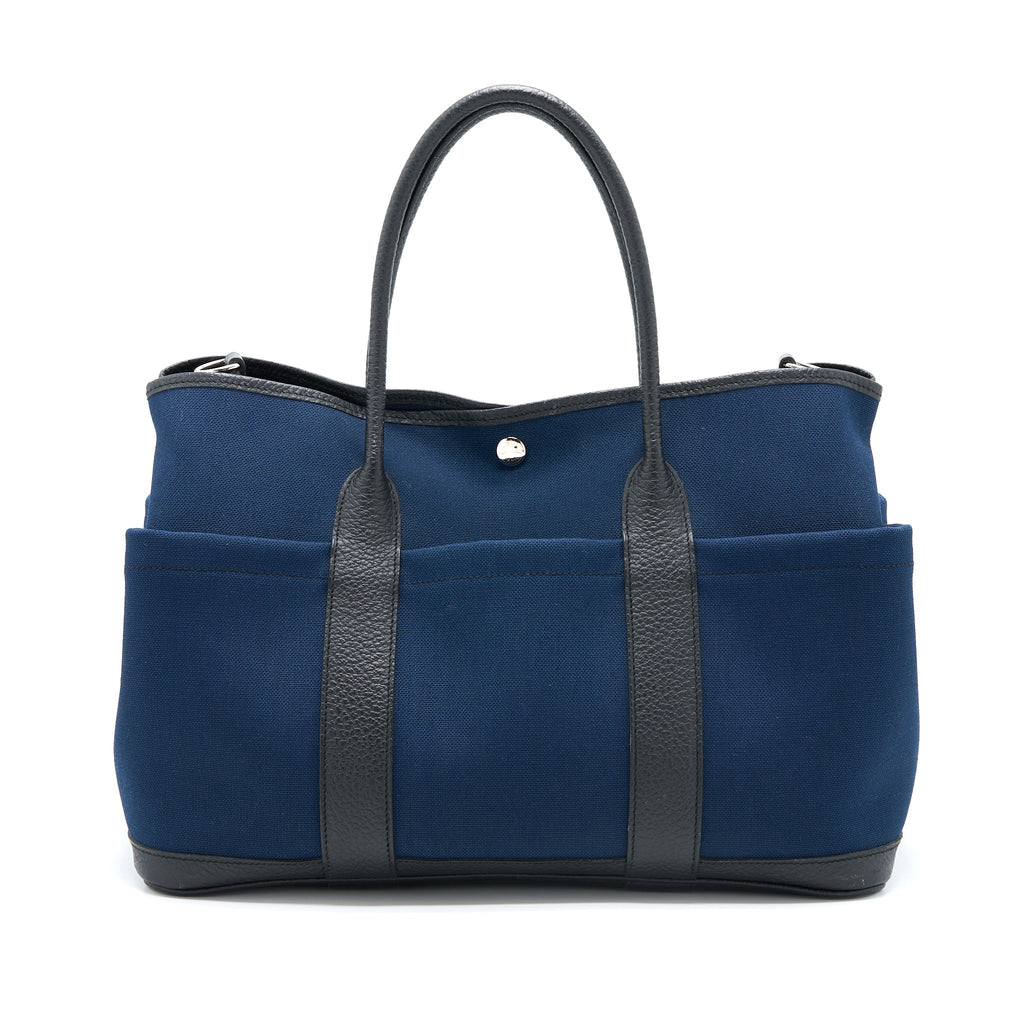 hermes-garden-party-36-pockets-bleu-marine-black-shw-stamp-x