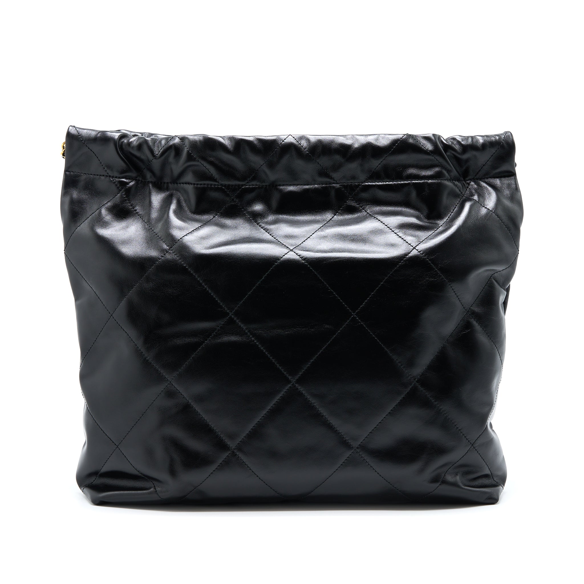 chanel-medium-22-bag-gold-letter-shiny-calfskin-black-brushed-ghwmicrochip