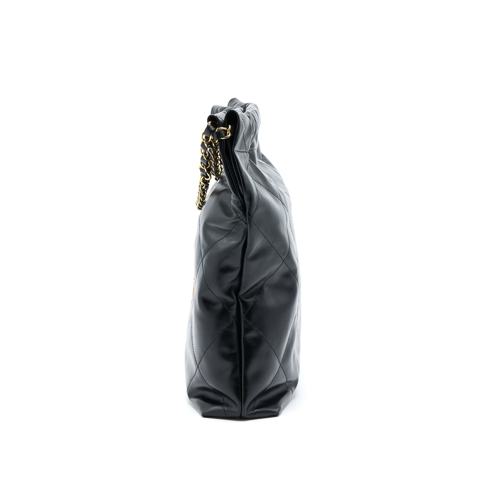 chanel-medium-22-bag-gold-letter-shiny-calfskin-black-brushed-ghwmicrochip