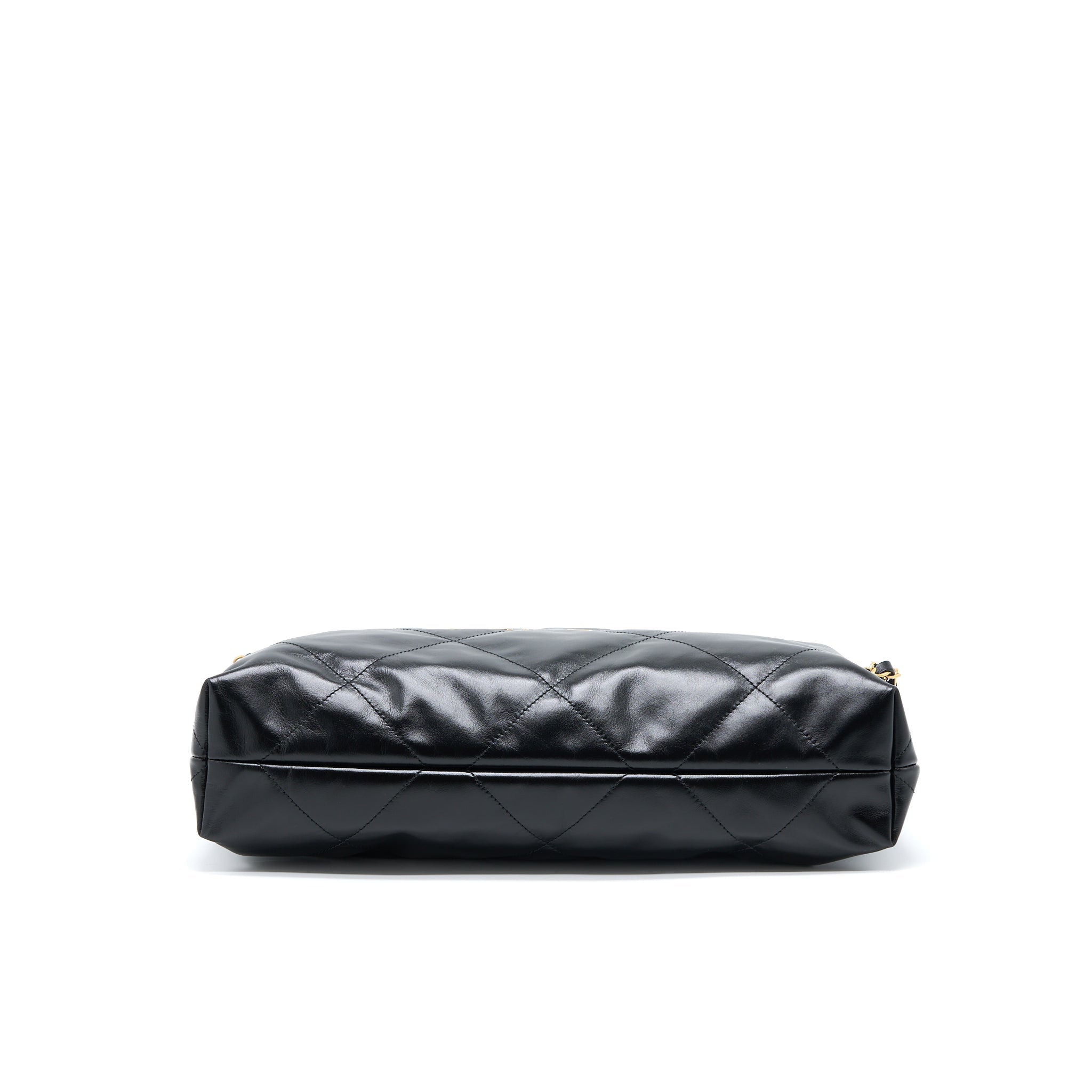 chanel-medium-22-bag-gold-letter-shiny-calfskin-black-brushed-ghwmicrochip