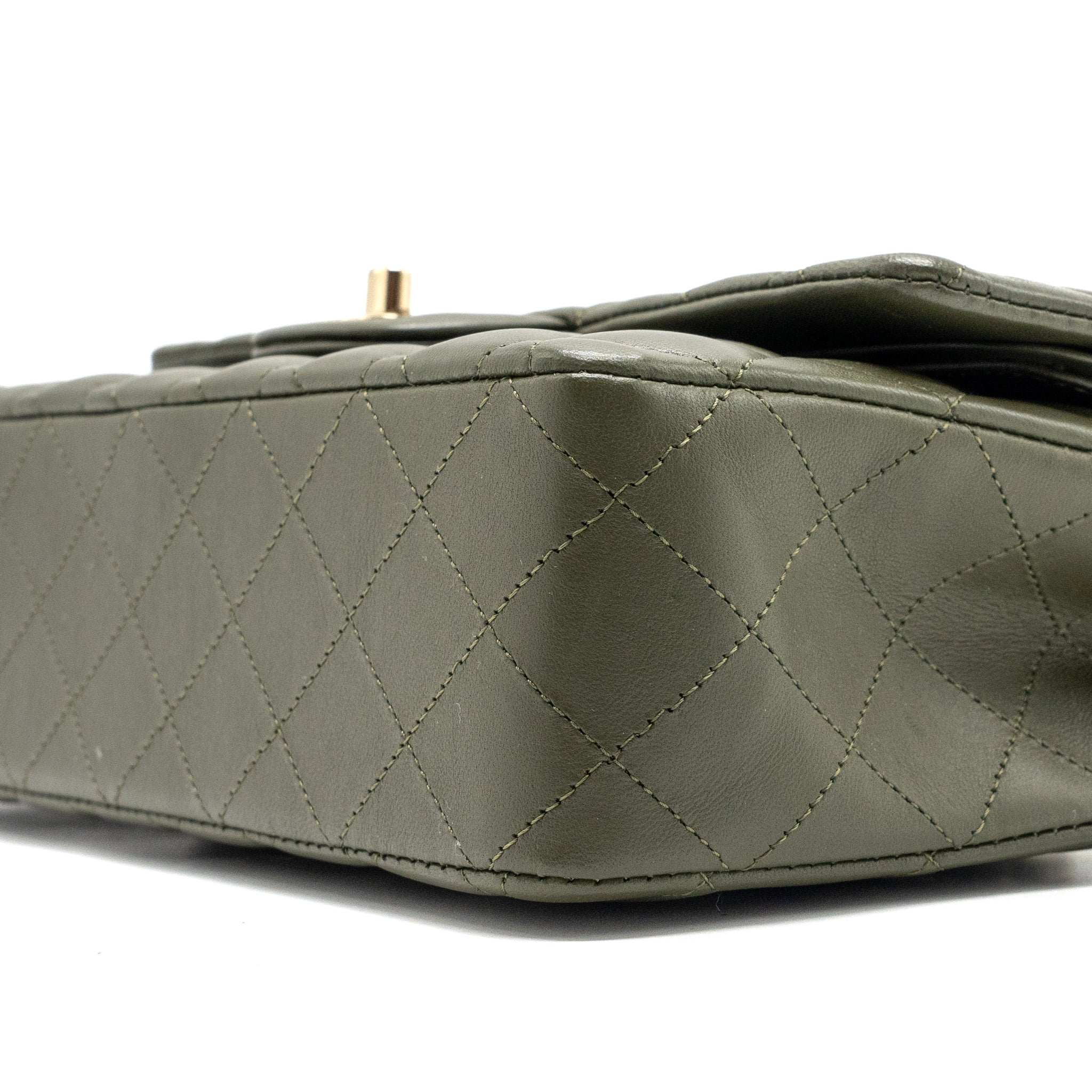 chanel-22k-medium-classic-double-flap-bag-lambskin-olive-green-lghwmicrochip