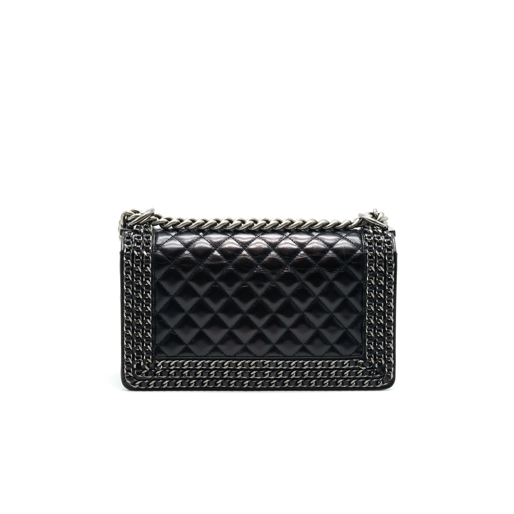 chanel-old-medium-leboy-bag-with-chain-edge-black