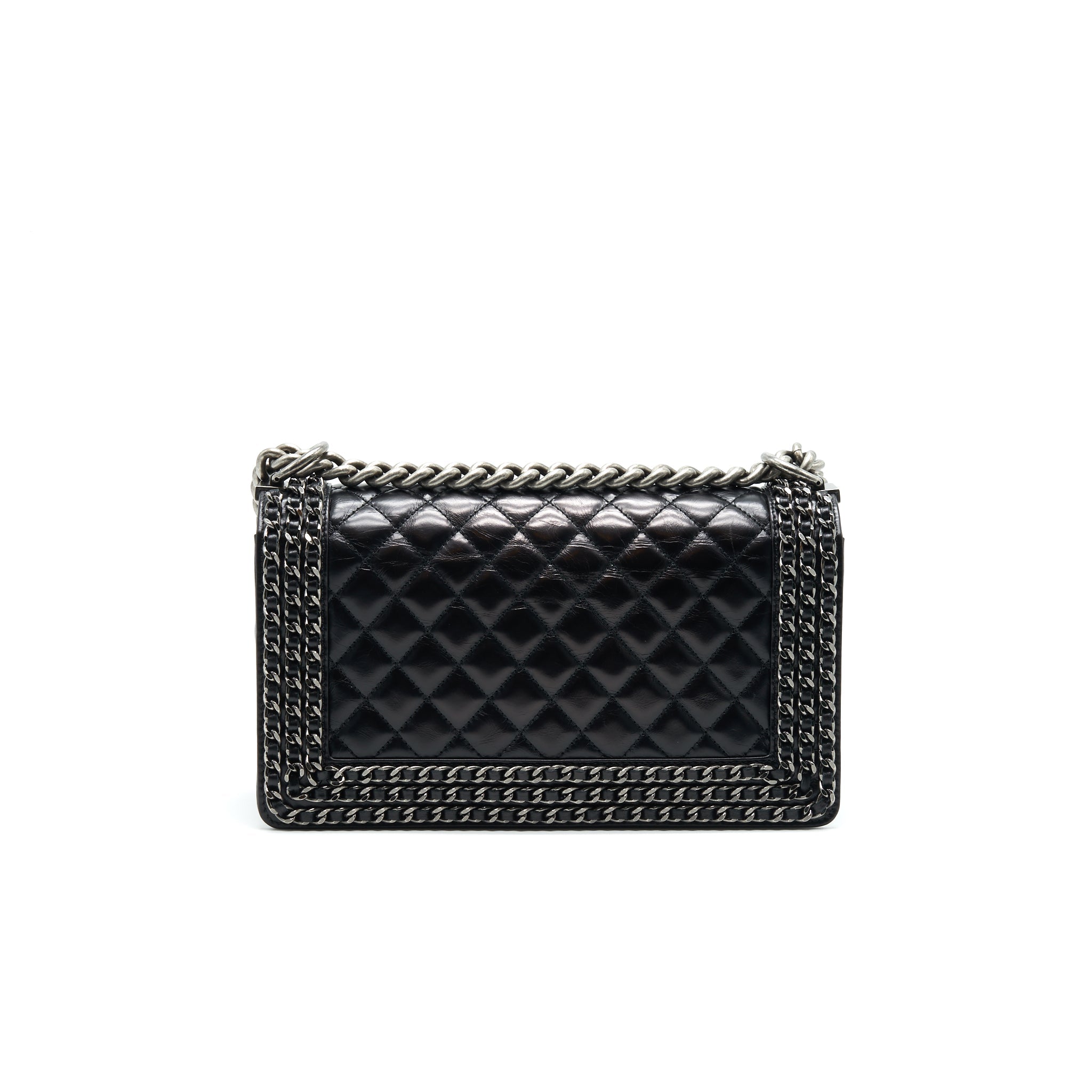 chanel-old-medium-leboy-bag-with-chain-edge-black