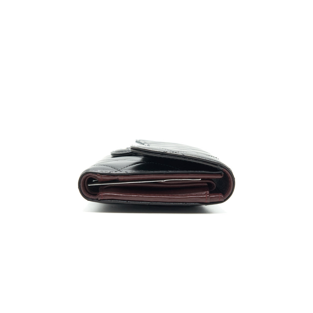 chanel-classic-flap-wallet-lambskin-black-shw