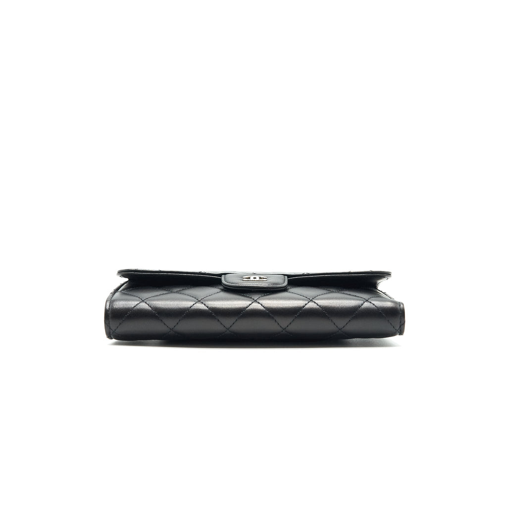 chanel-classic-flap-wallet-lambskin-black-shw