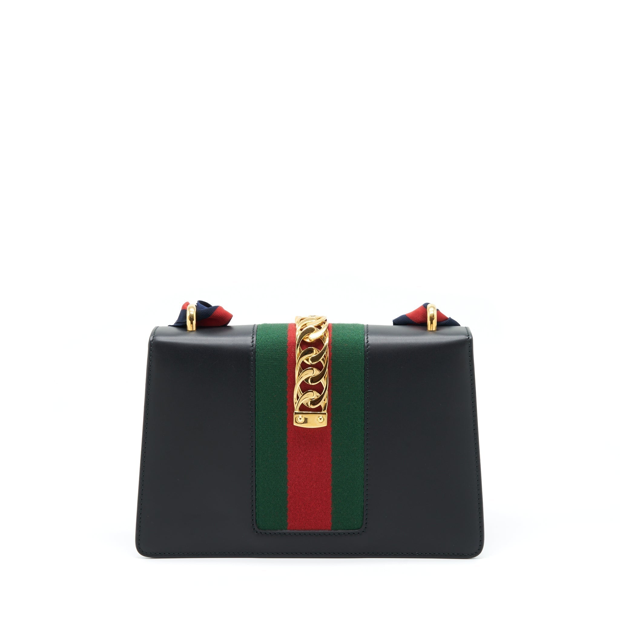 gucci-small-sylvie-shoulder-bag-black-ghw