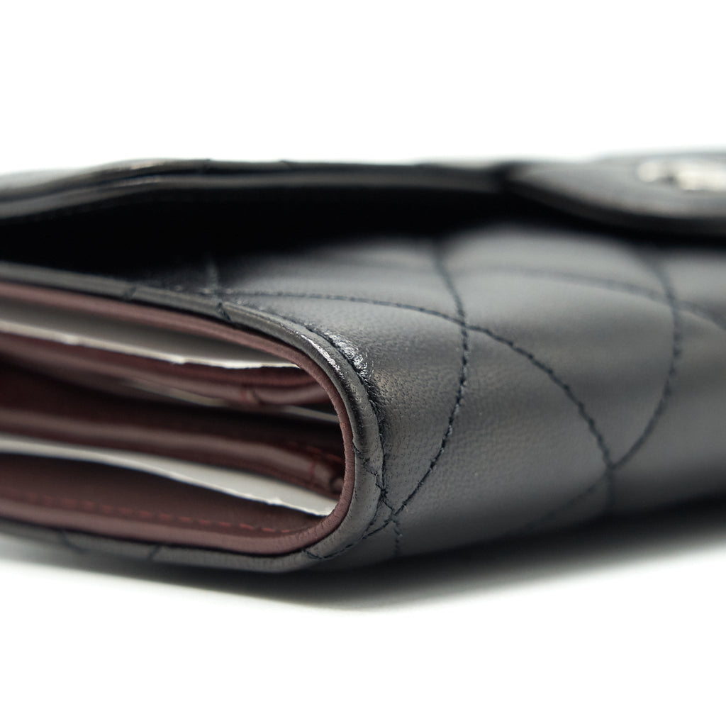 chanel-classic-flap-wallet-lambskin-black-shw