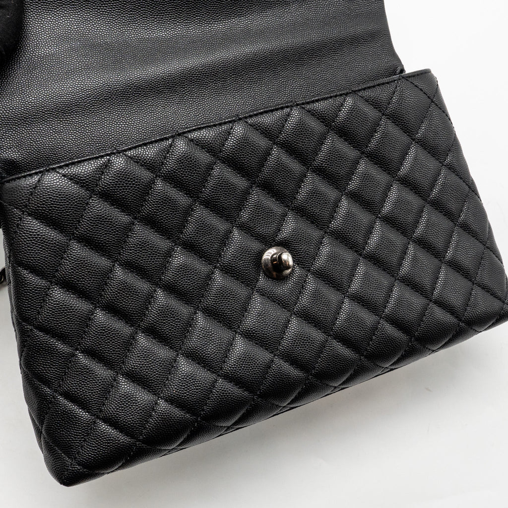 chanel-medium-coco-handle-caviar-lizard-handle-black-burgundy-ruthenium-hardware-1