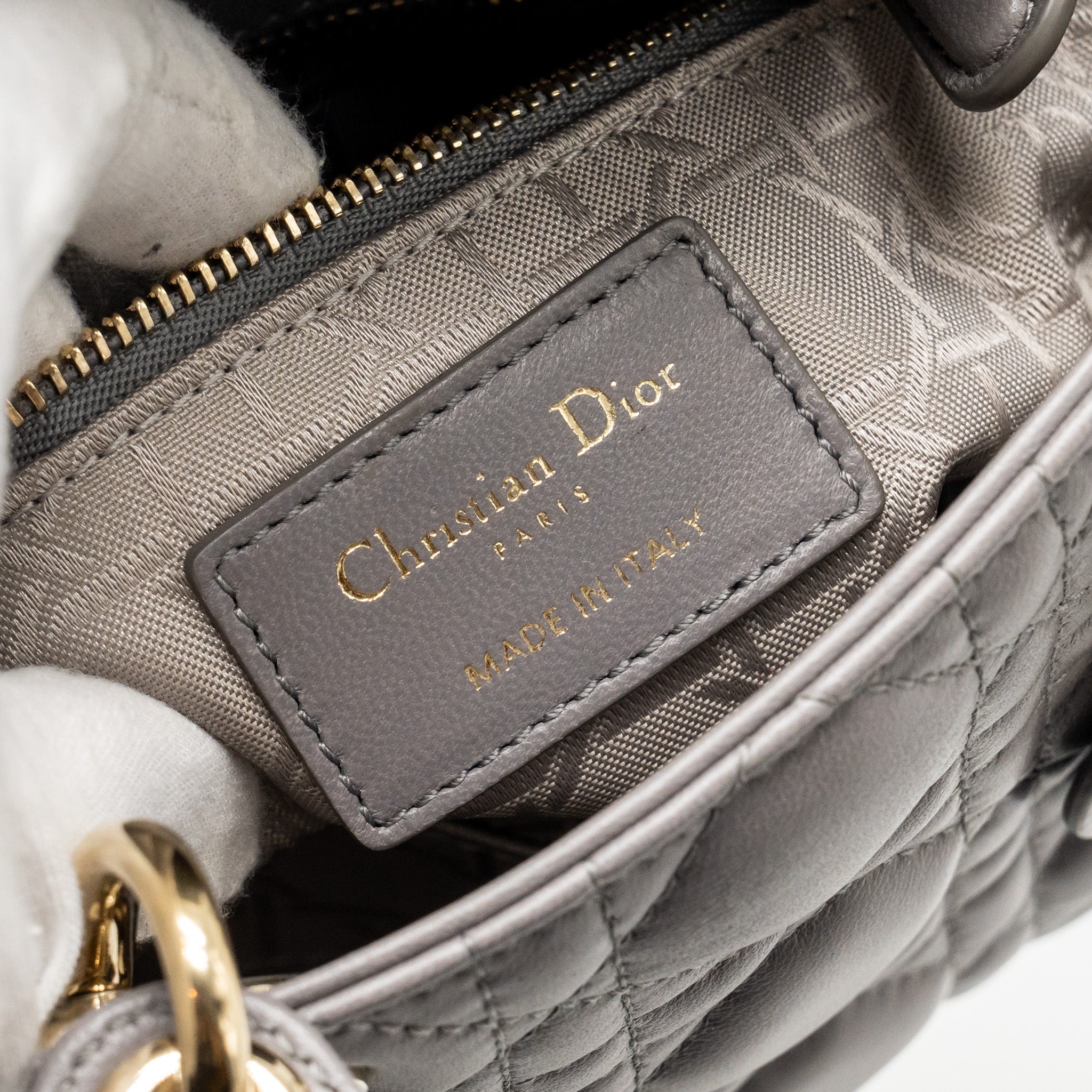 dior-mini-lady-dior-lambskin-grey-lghw-copy