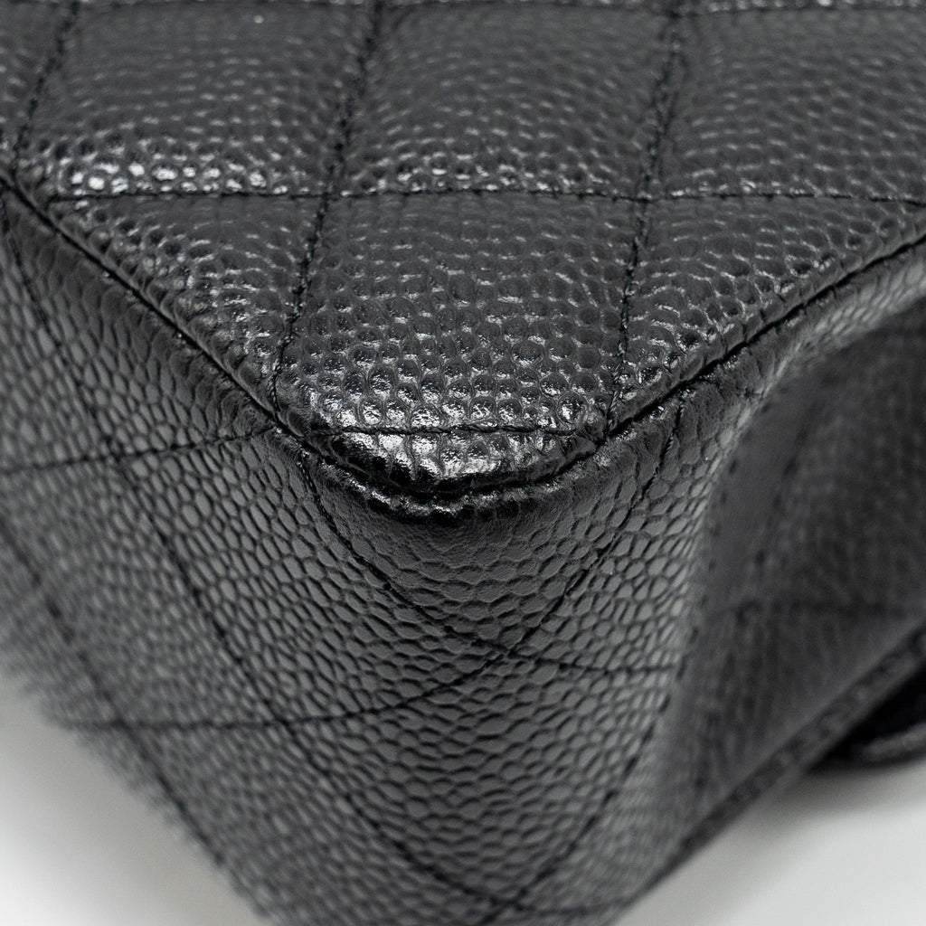 chanel-medium-classic-double-flap-bag-caviar-black-shw-copy