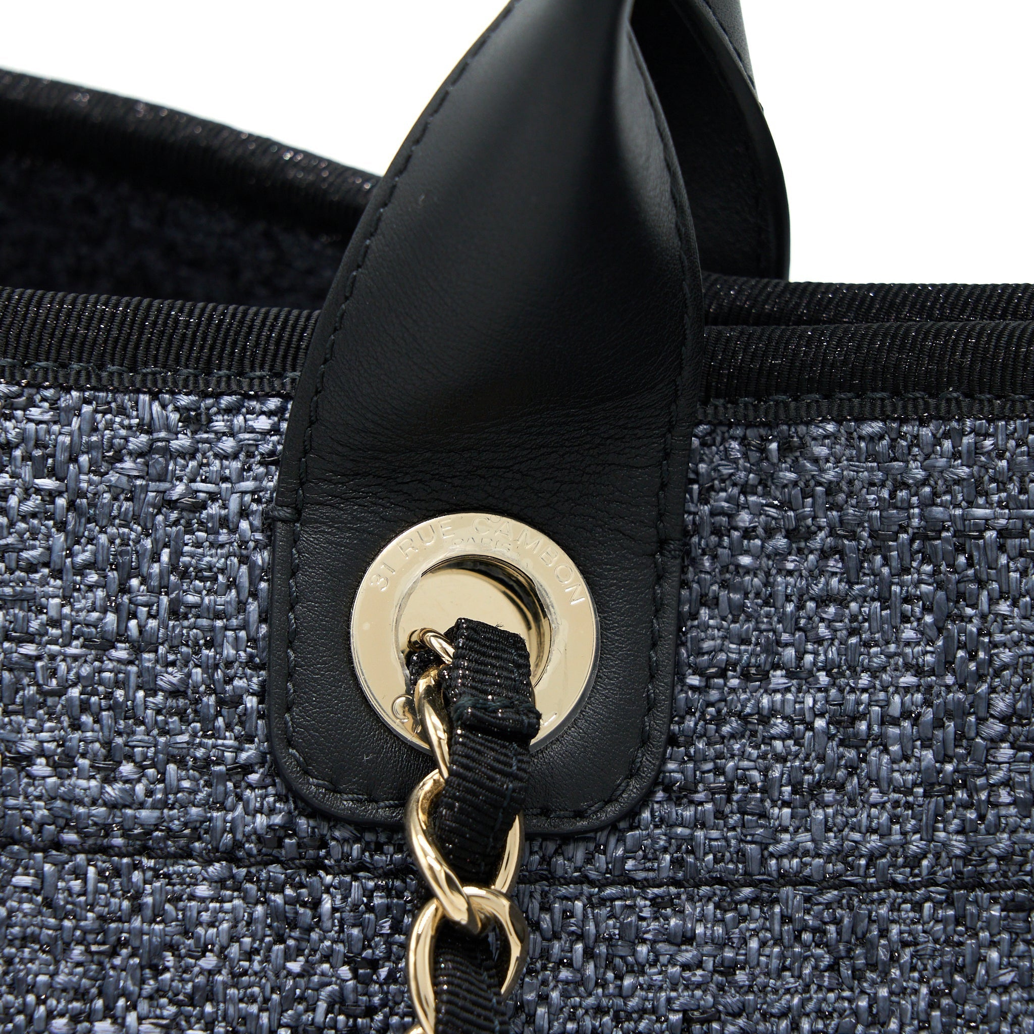 chanel-deauville-tote-bag-tweed-dark-grey-black-ghw-microchip