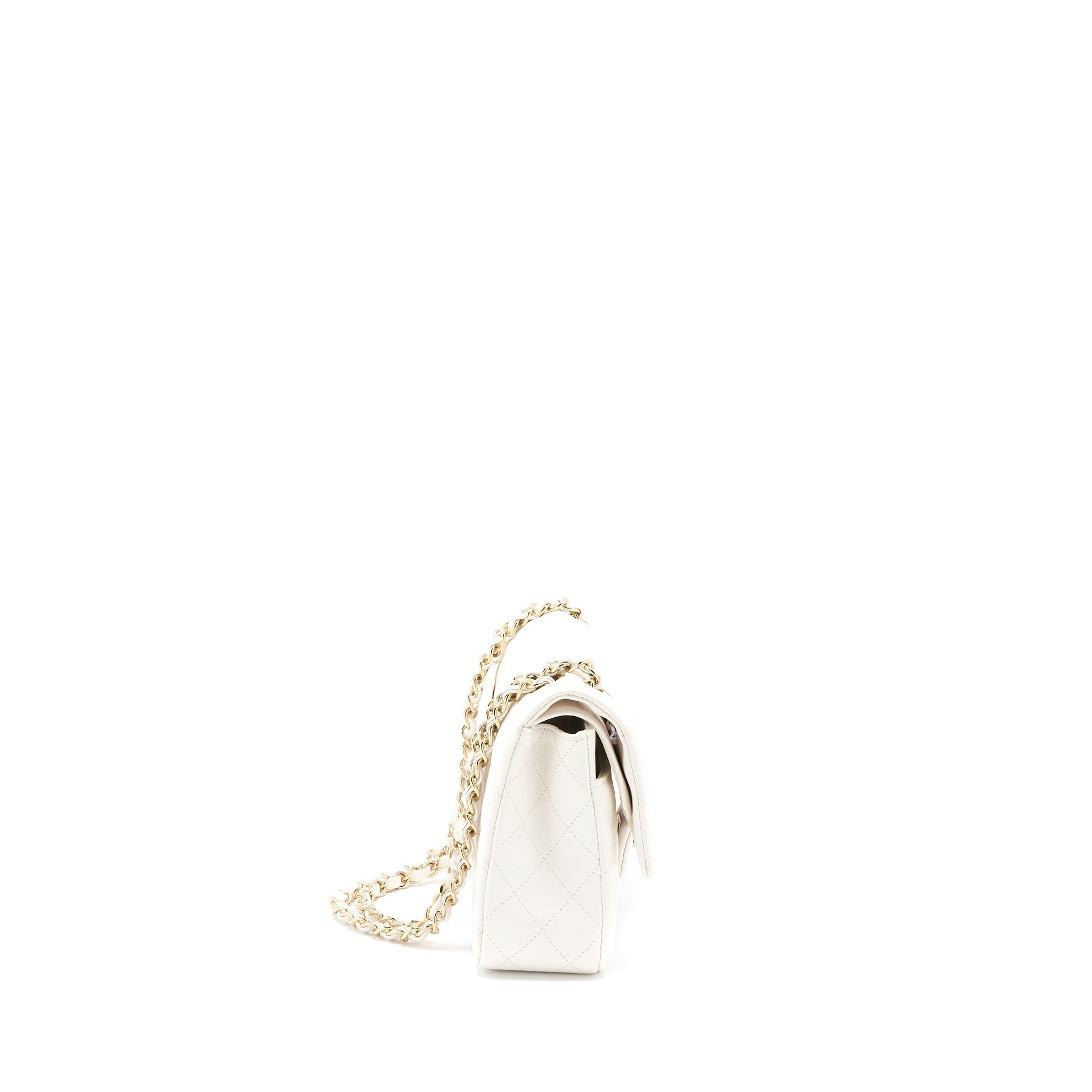 chanel-medium-classic-double-flap-bag-caviar-white-lghw