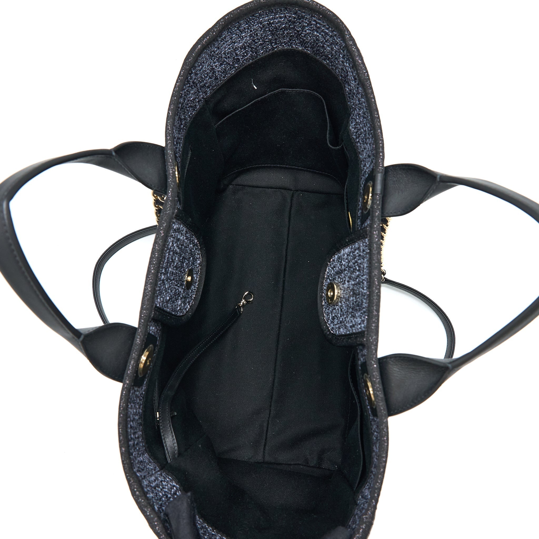 chanel-deauville-tote-bag-tweed-dark-grey-black-ghw-microchip