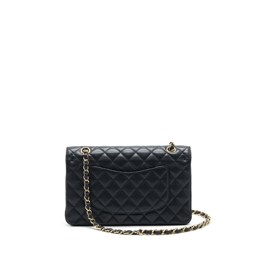 chanel-classic-double-flap-medium-25cm-caviar-black-ghw