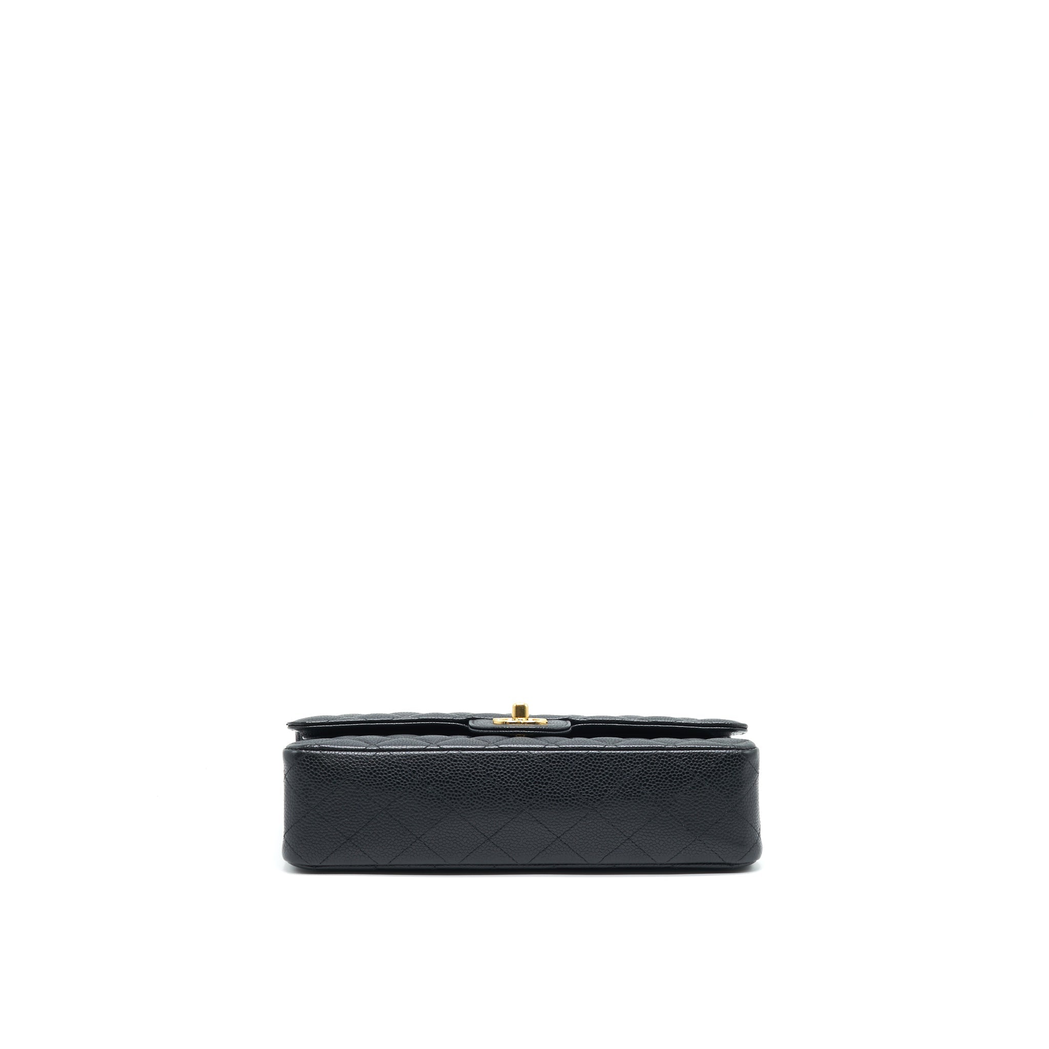 chanel-classic-double-flap-medium-25cm-caviar-black-ghw