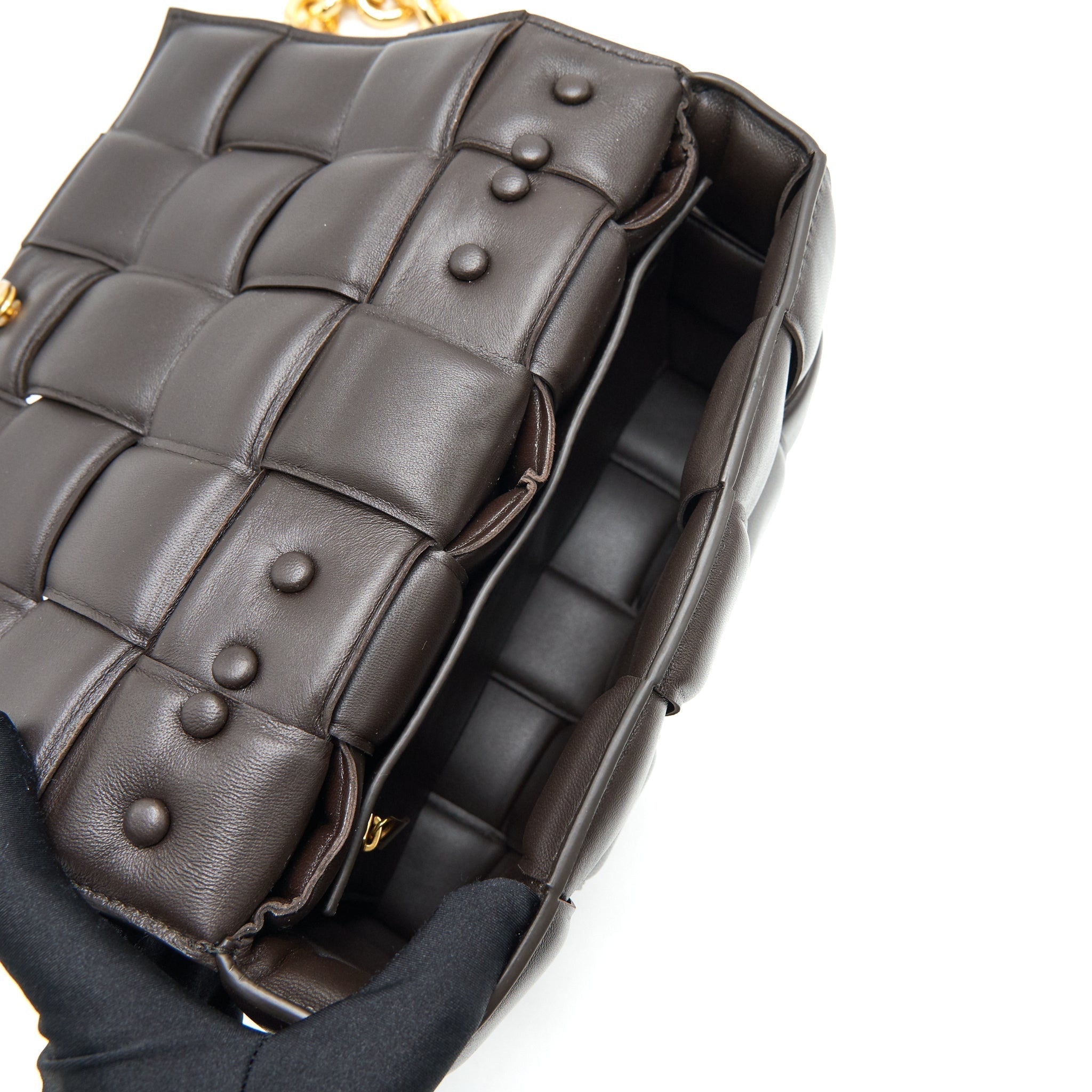 bottega-veneta-cassette-bag-with-chain-brown-ghw