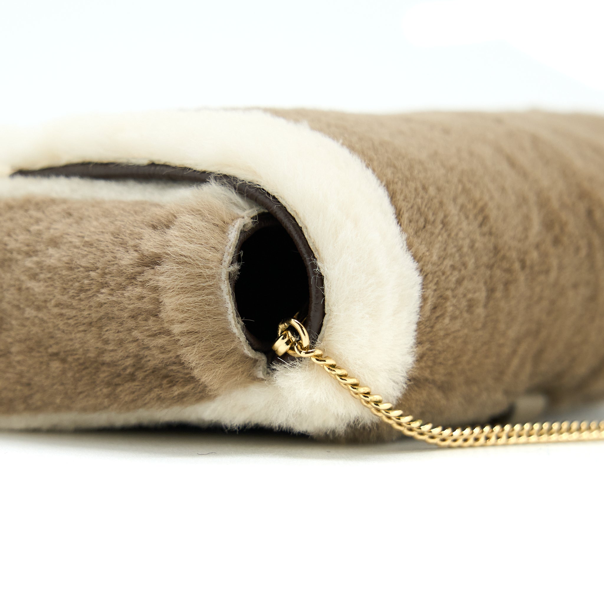 fendi-nano-baguette-charm-bag-with-chain-brown-cream
