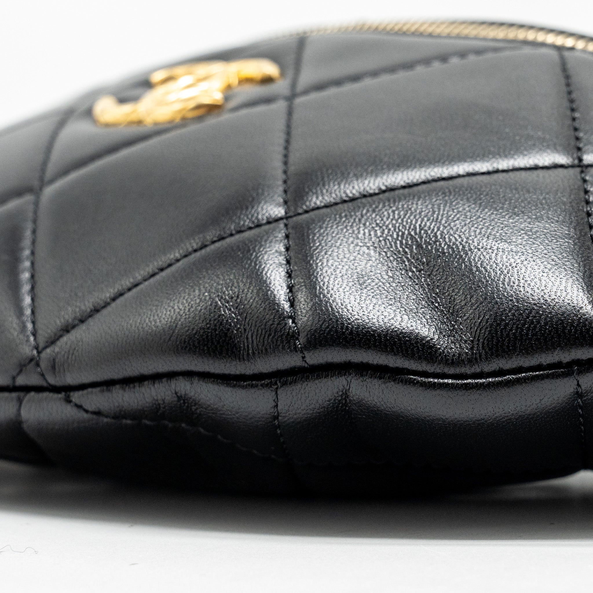 chanel-letter-logo-detailed-waist-bag-lambskin-black-ghw-microchip