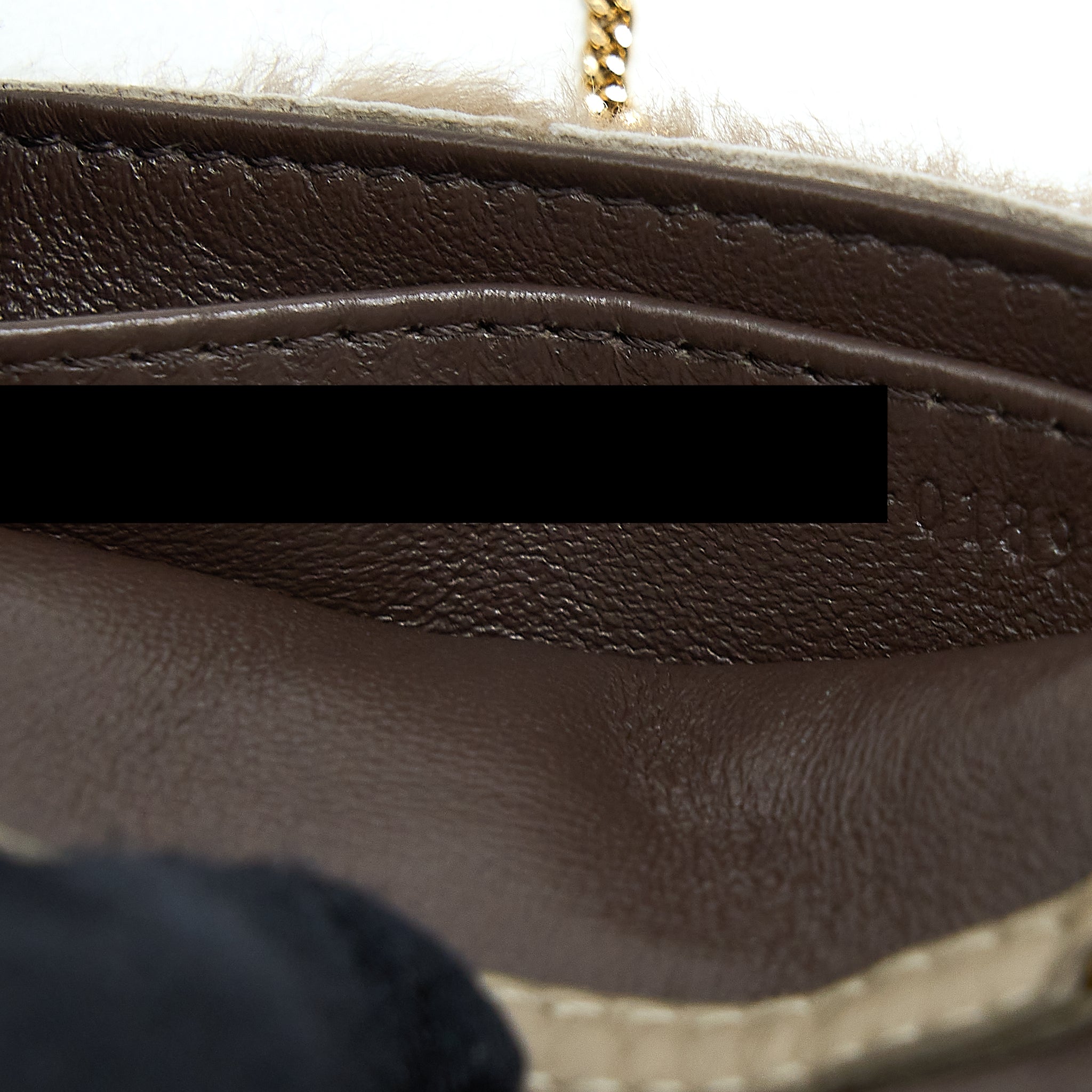 fendi-nano-baguette-charm-bag-with-chain-brown-cream