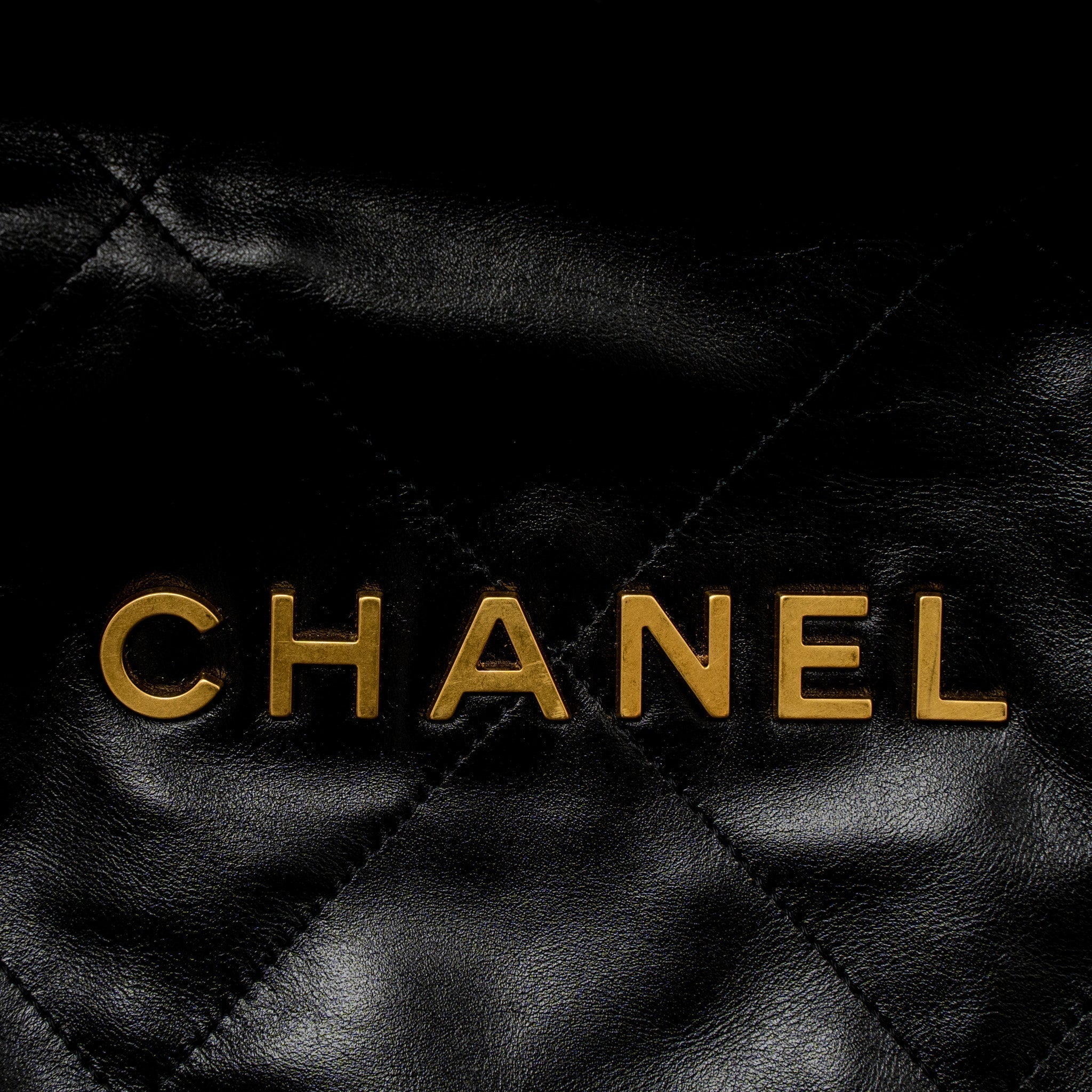 chanel-medium-22-bag-gold-letter-shiny-calfskin-black-brushed-ghw-microchip